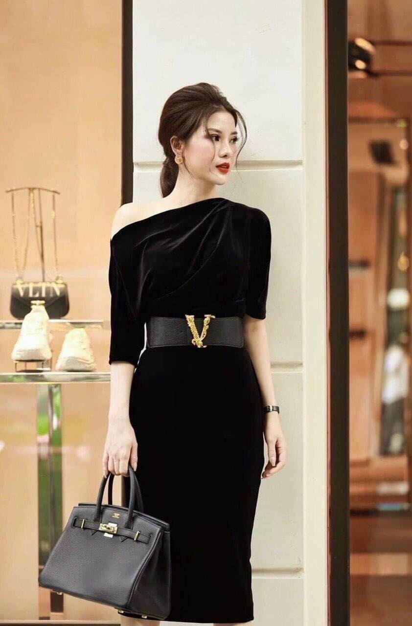 Đầm lụa 2 dây hoạ tiết versace | Shopee Việt Nam