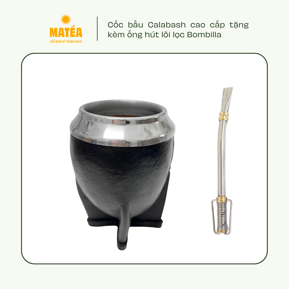 Cốc bầu cao cấp Calabash bọc da