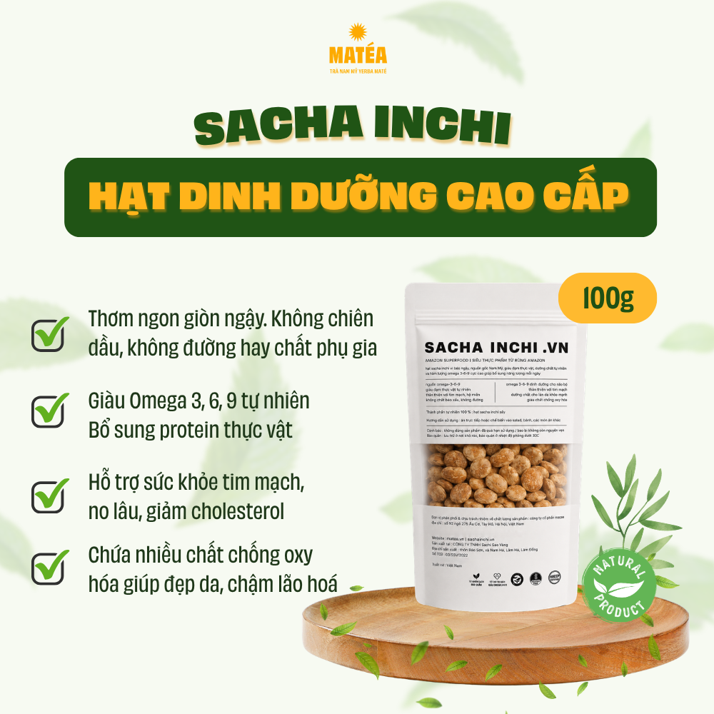 Hạt Sacha Inchi 100gr