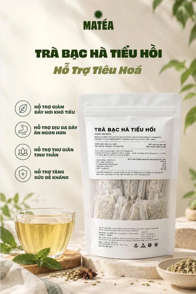 Trà Bạc Hà Tiểu Hồi