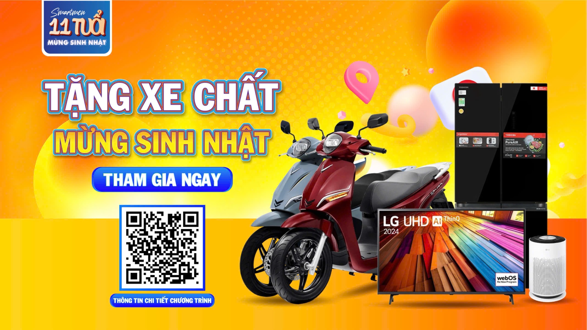 TẶNG XE CHẤT - MỪNG SINH NHẬT