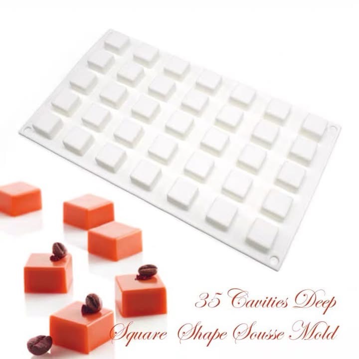 Khuôn mini ô vuông làm nhân mouse