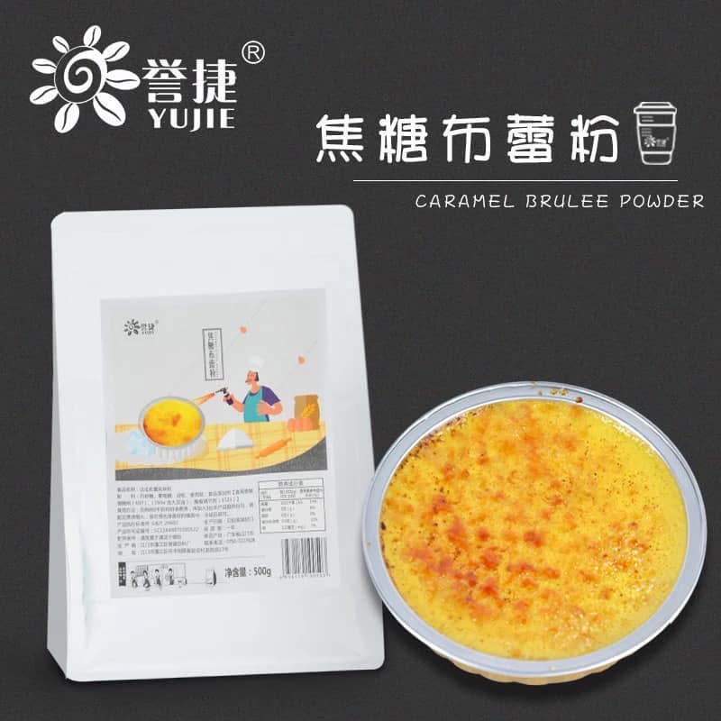 bột pudding/ caramel brulee