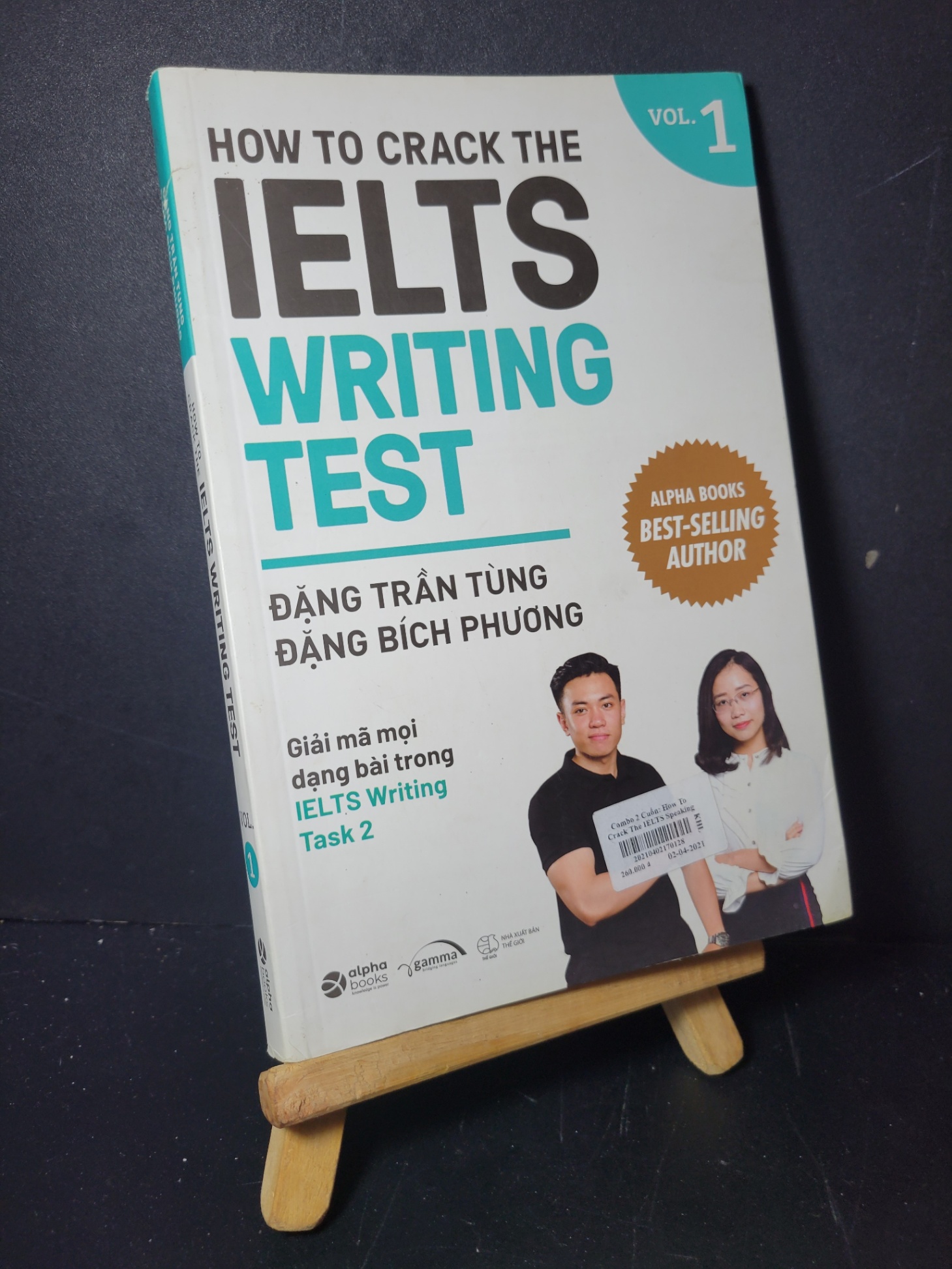 How to crack the IELTS Writing test vol.1 2020 mới 90% bẩn bìa Đặng Trần Tùng & Đặng Bích Phương 0906 Tiếng Anh (SL có thể đặt: 1 Cuốn) - SÁCH ĐẠI HỌC