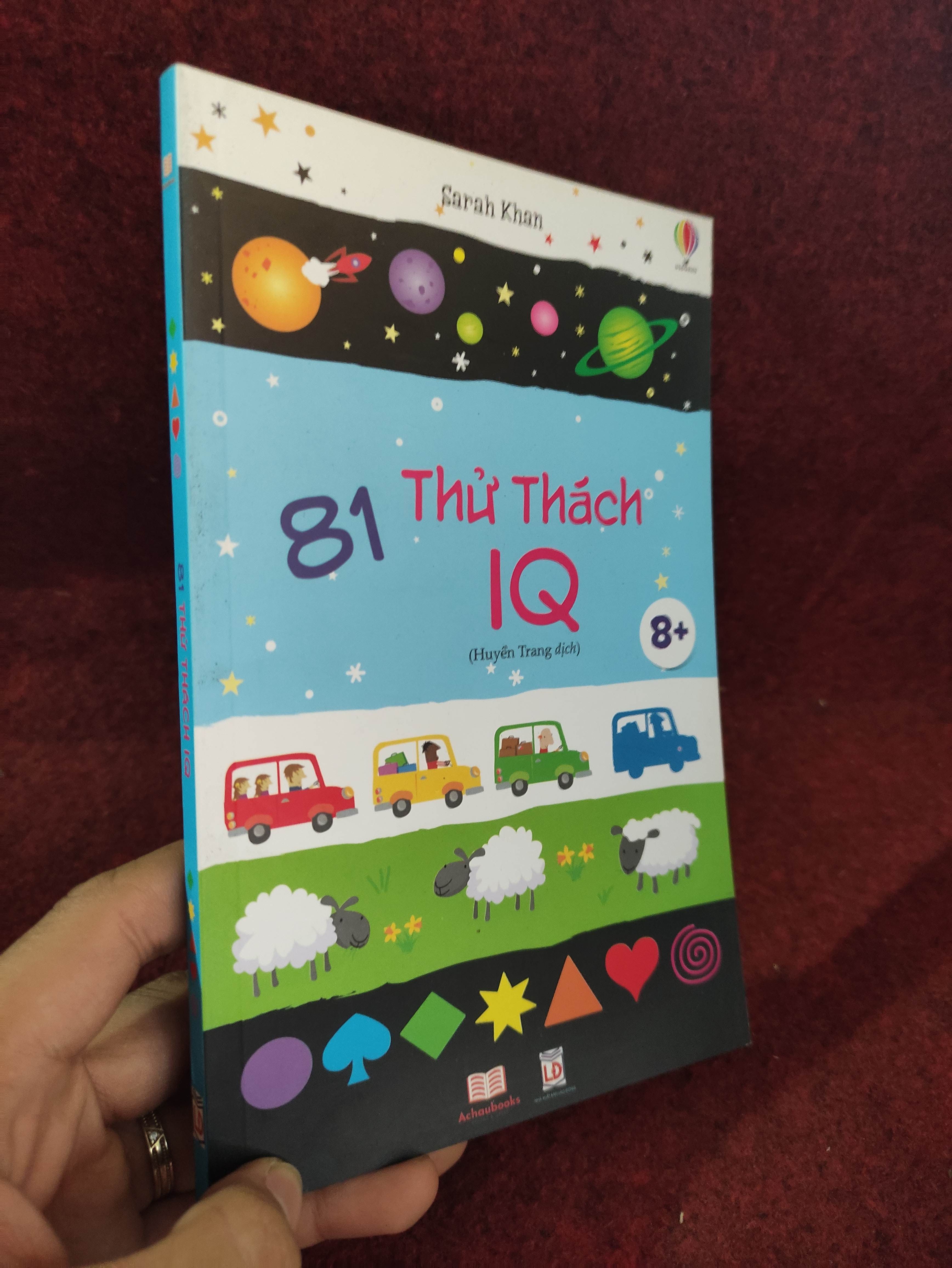 81 thử thách IQ 8+ mới 90%01/03 (SL có thể đặt: 1 Cuốn) - SÁCH ĐẠI HỌC