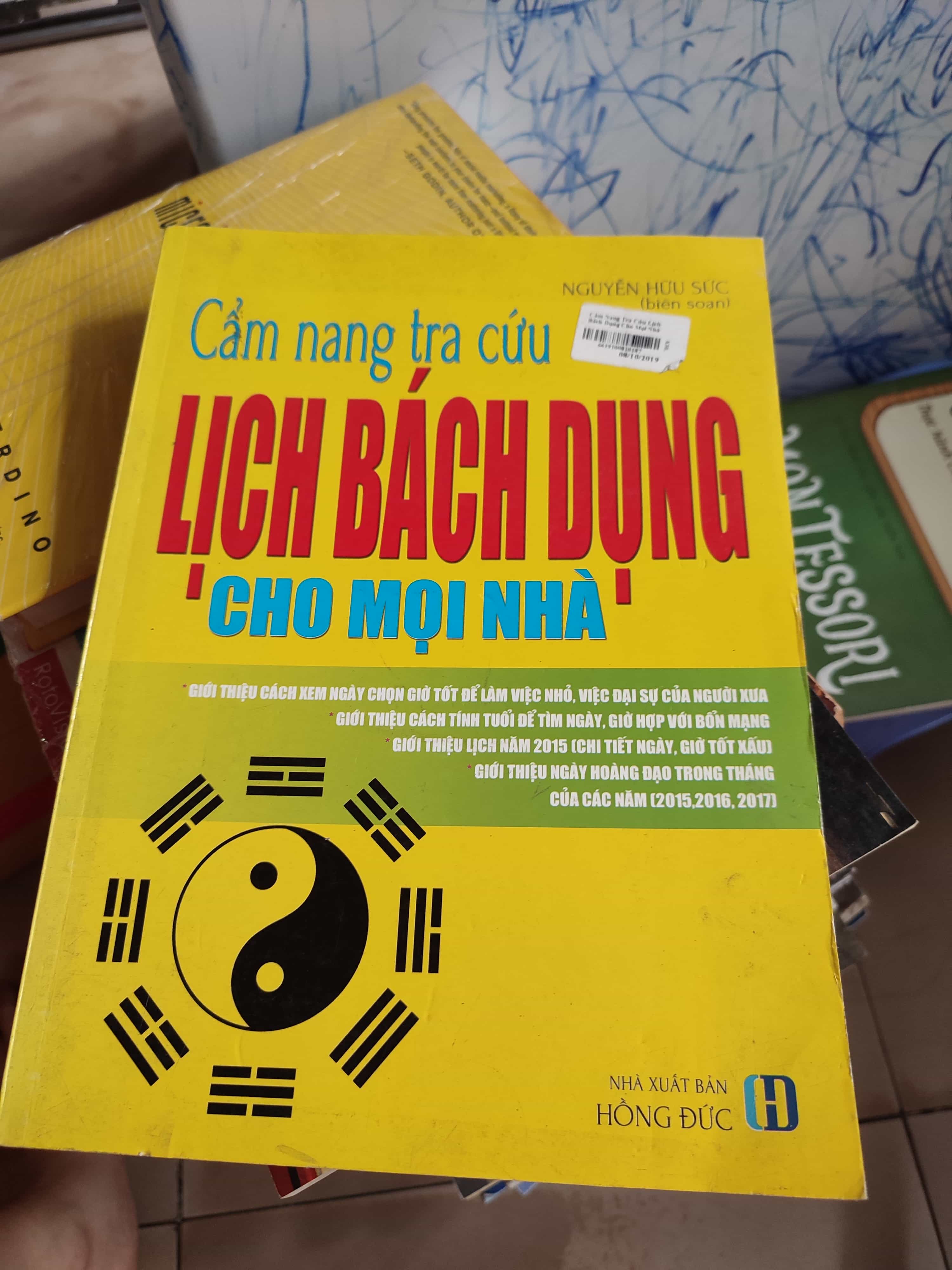 Cẩm nang tra cứu lịch bách dụng cho mọi nhà Kiến thức bách khoa (SL có thể đặt: 1 Cuốn) - SÁCH ĐẠI HỌC