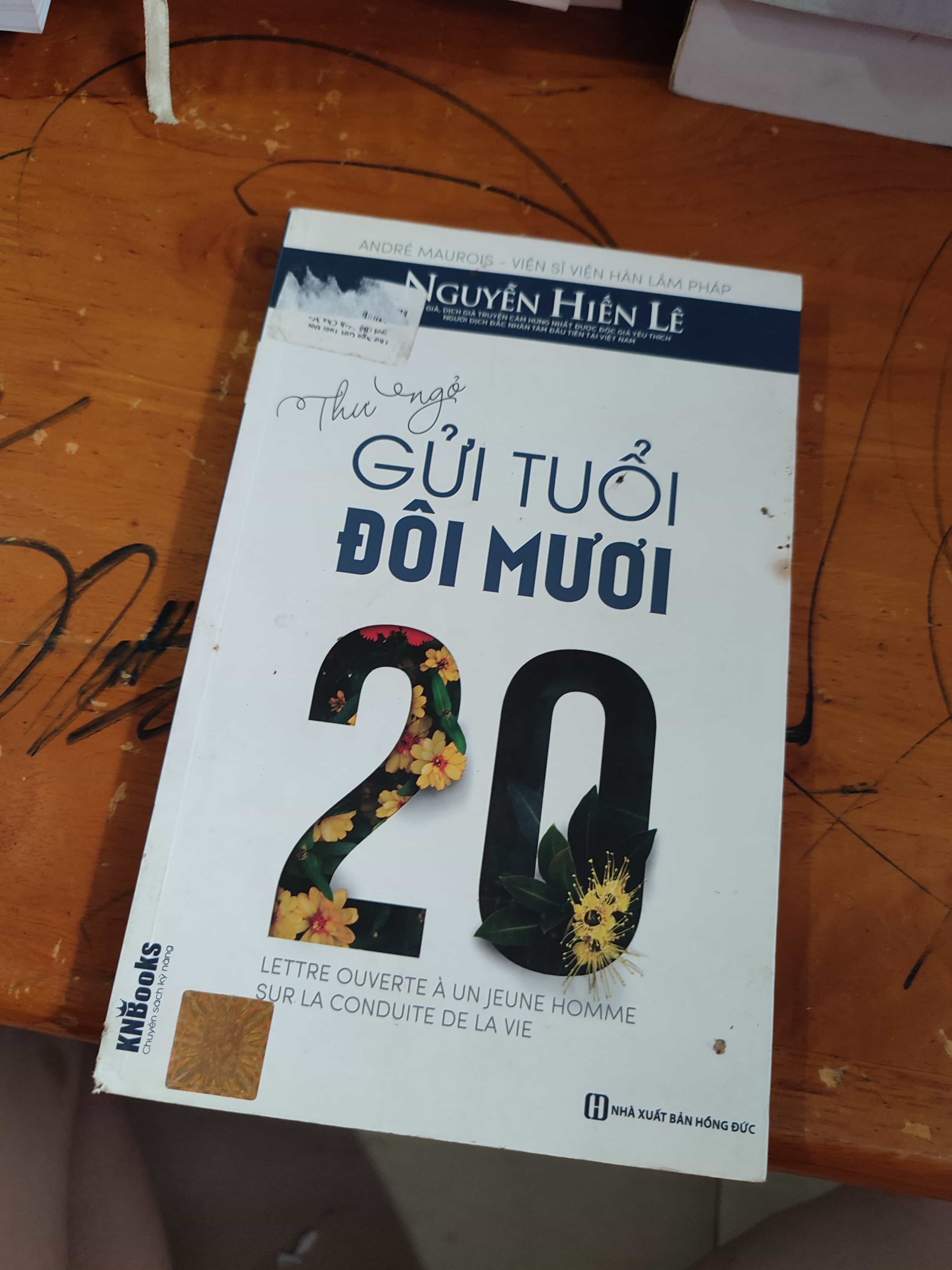 Thư ngỏ Gửi Tuổi Đôi mươi01/03 (SL có thể đặt: 1 Cuốn) - SÁCH ĐẠI HỌC