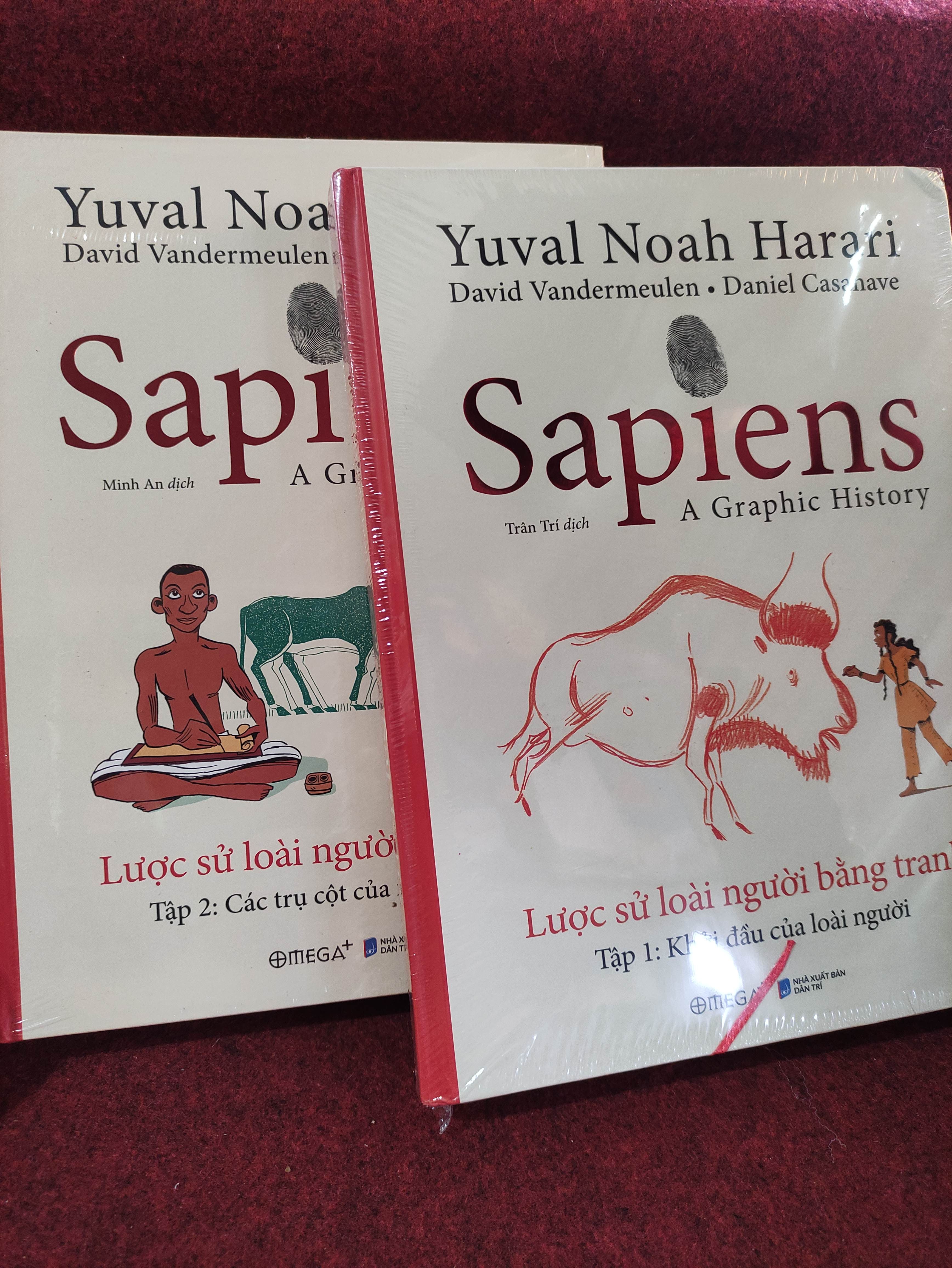 Bộ 2 cuốn Sapiens bằng tranh - Yuval Noah Harari mới 100% (SL có thể đặt: 1 Bộ) - SÁCH ĐẠI HỌC