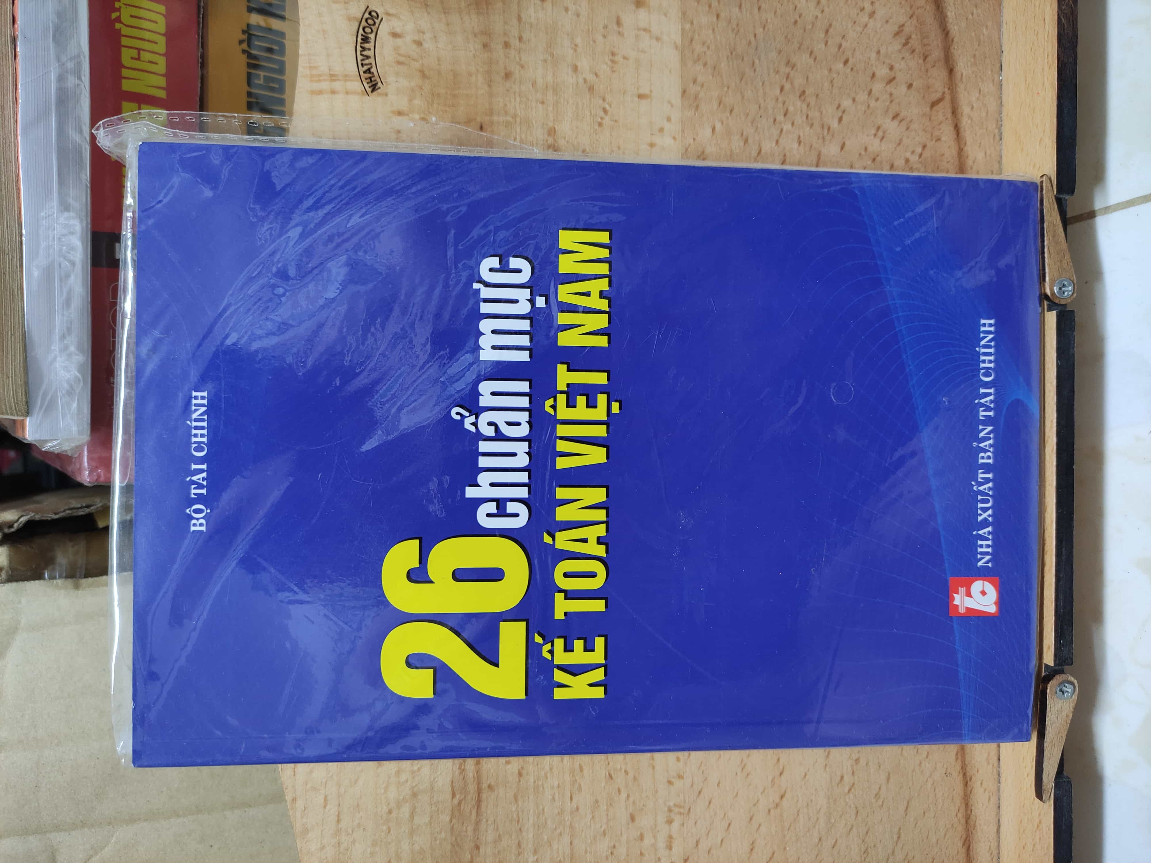 26 chuẩn mực kế toán việt nam01/03 Kế toán, kiểm toán, thuế (SL có thể đặt: 1 Cuốn) - SÁCH ĐẠI HỌC