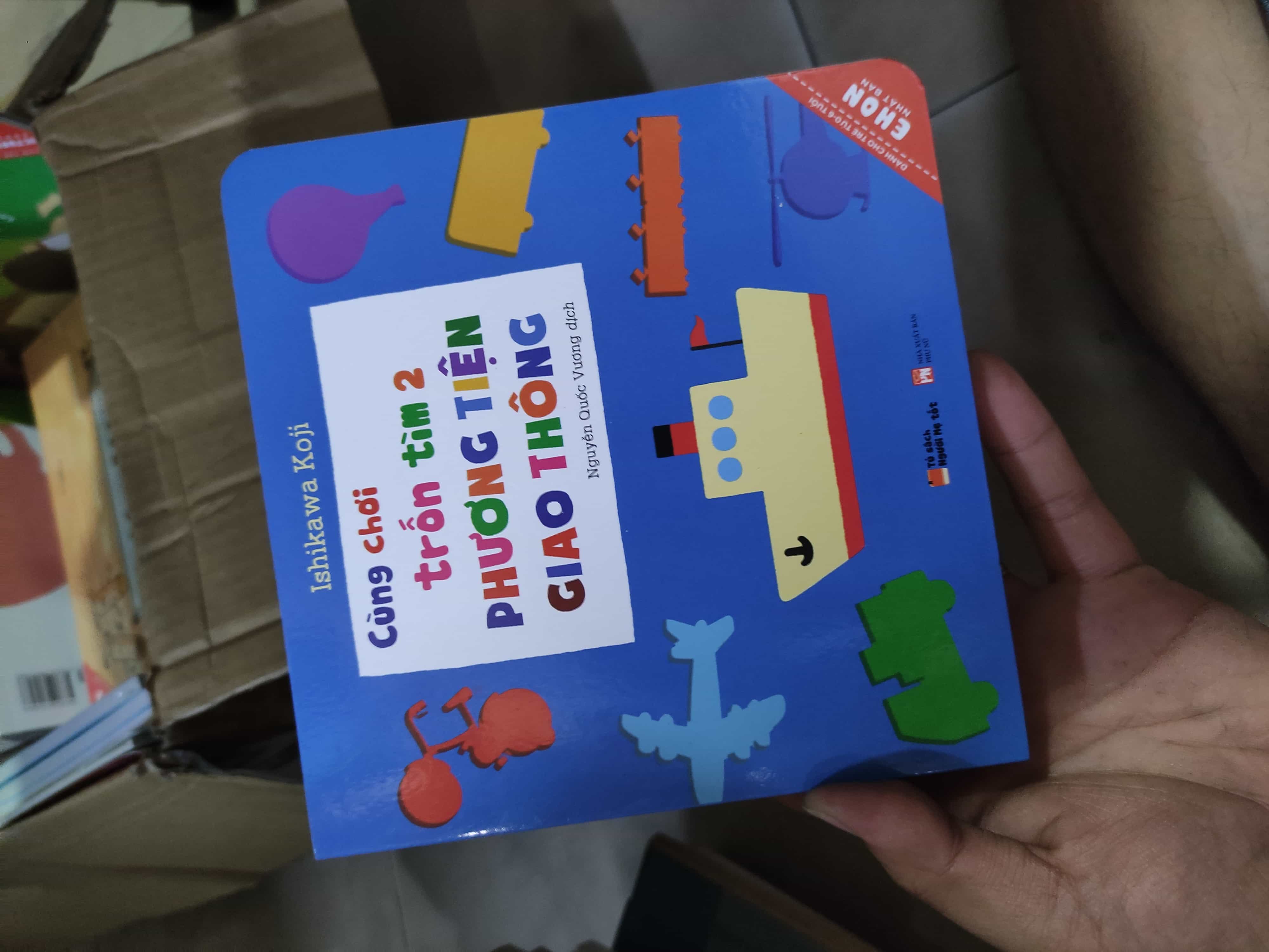 Cùng chơi trốn tìm phương tiện giao thông Cẩm nang làm cha mẹ (SL có thể đặt: 2 Cuốn) - SÁCH ĐẠI HỌC