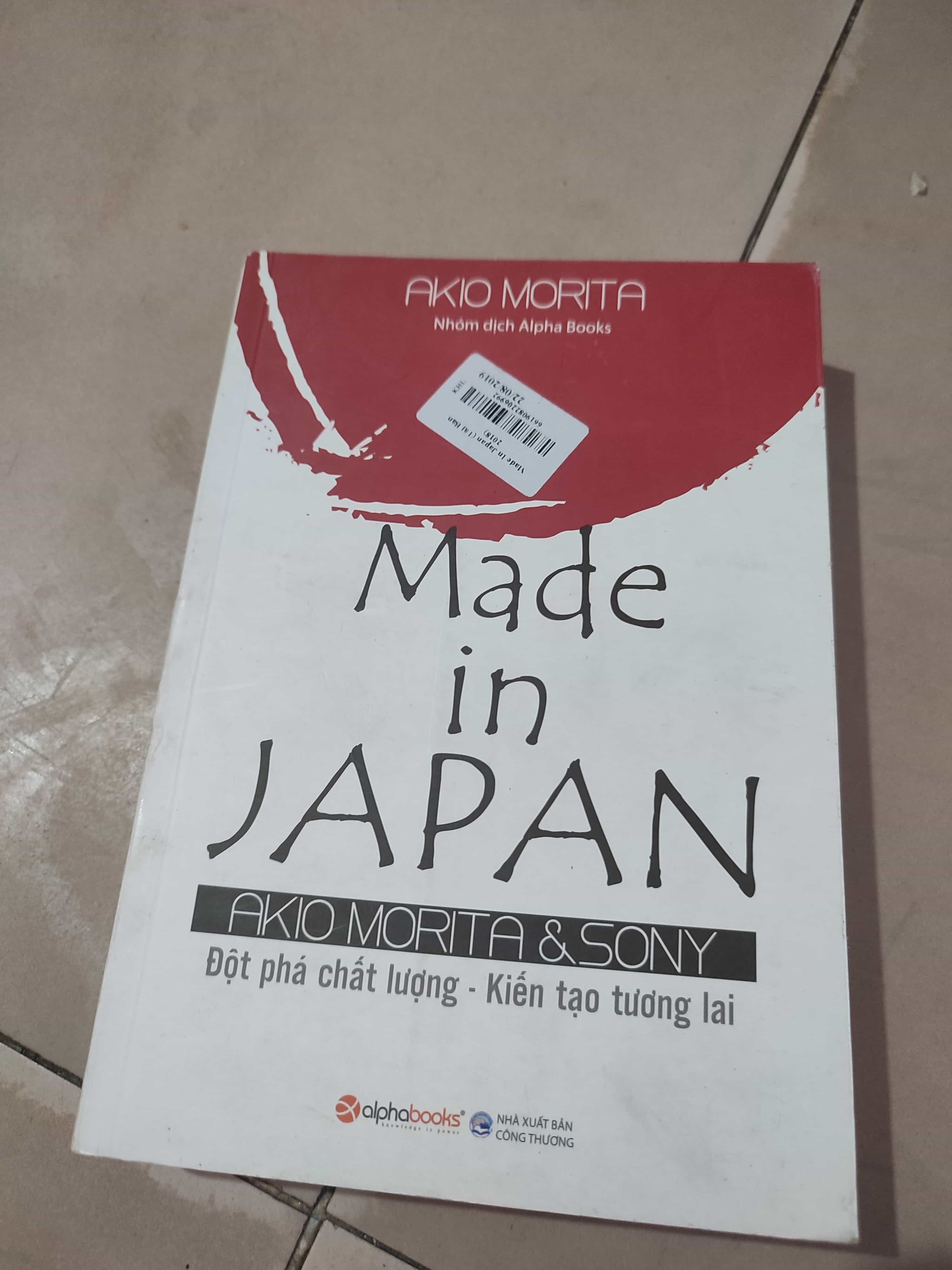 Made in Japan01/03 (SL có thể đặt: 3 Cuốn) - SÁCH ĐẠI HỌC