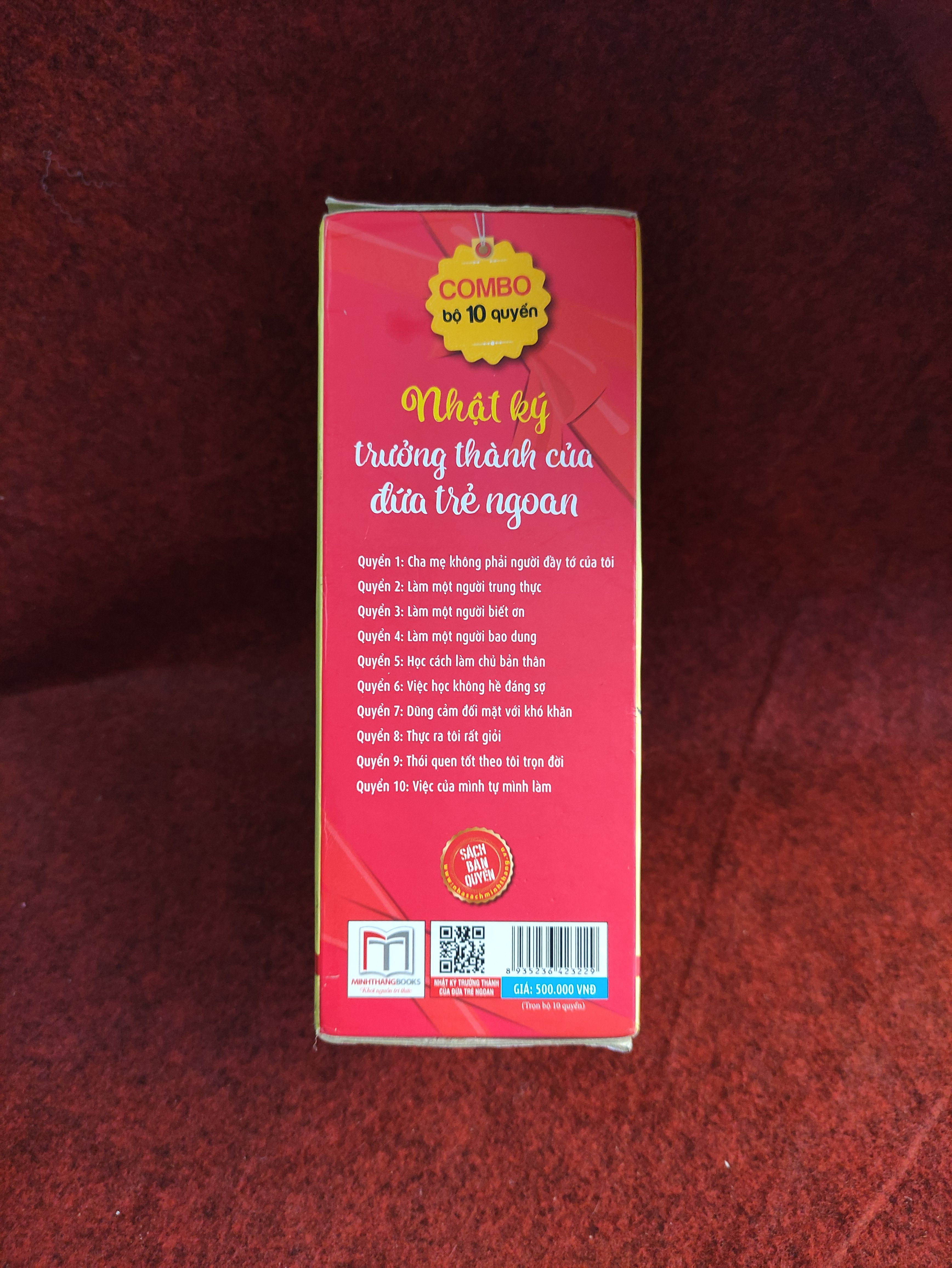 Bộ 10 cuốn Nhật Ký Trưởng Thành của đứa trẻ ngoan mới 90% (SL có thể đặt: 1 Bộ) - SÁCH ĐẠI HỌC