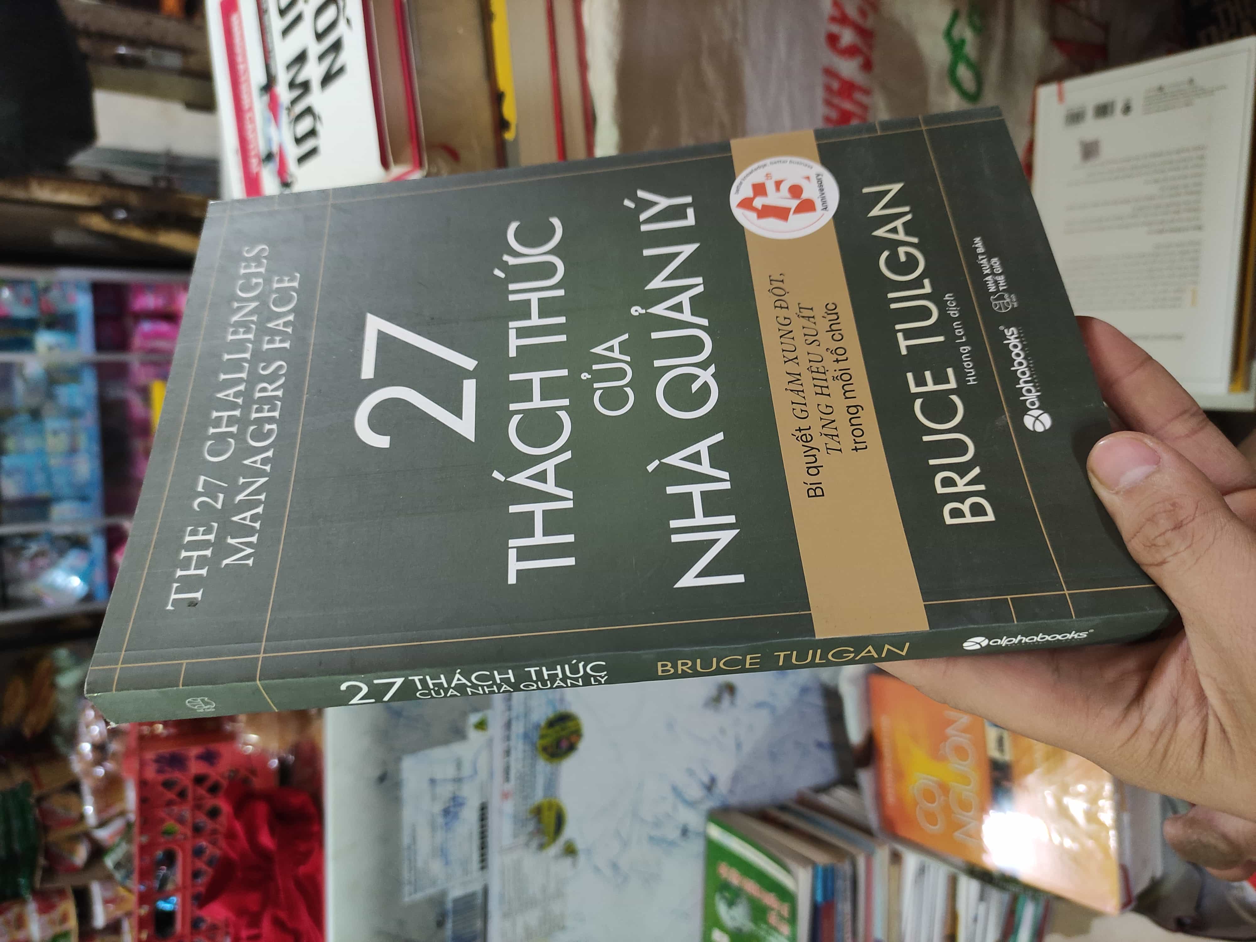 27 thách thức của nhà quản lý01/03 Quản trị, lãnh đạo (SL có thể đặt: 1 Cuốn) - SÁCH ĐẠI HỌC