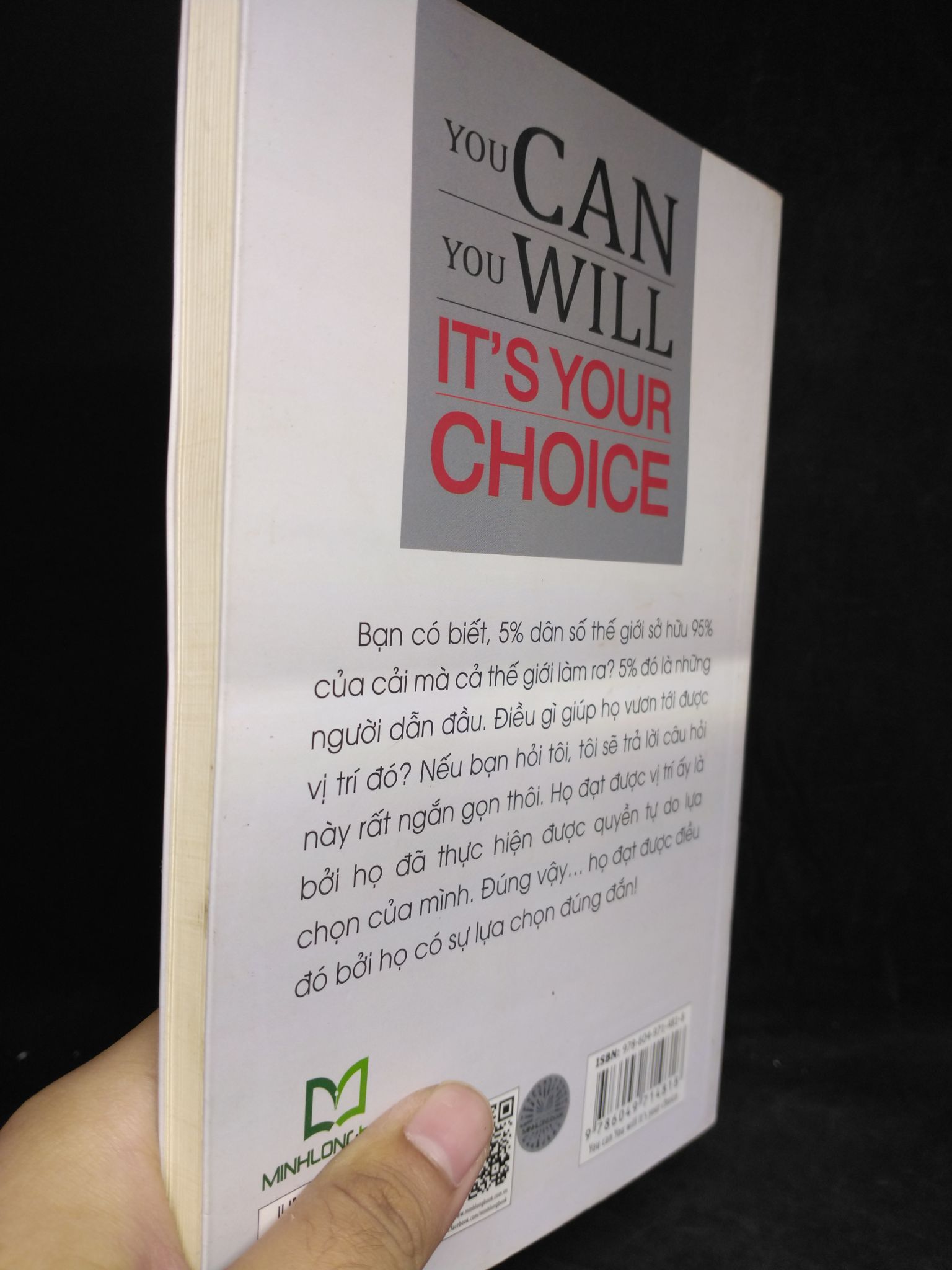 You can you will it's your choice mới 90% 1303 Sách tư duy, kỹ năng sống (SL có thể đặt: 1 Cuốn) - SÁCH ĐẠI HỌC