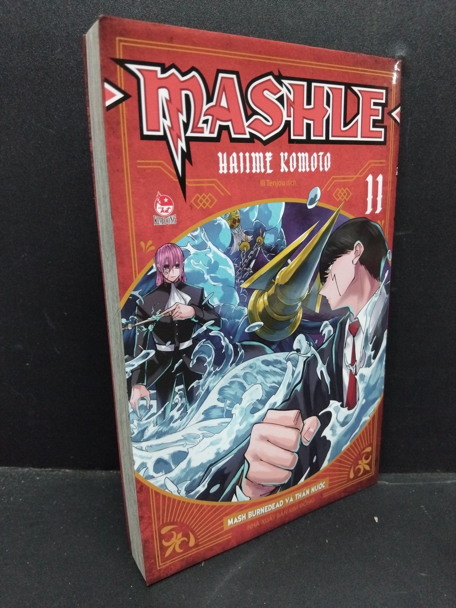 Mashle tập 11 Mash Burnedead và thần nước Hajime Komoto mới 90% ố nhẹ 2024 0711 (SL có thể đặt: 1 Cuốn) - SÁCH ĐẠI HỌC