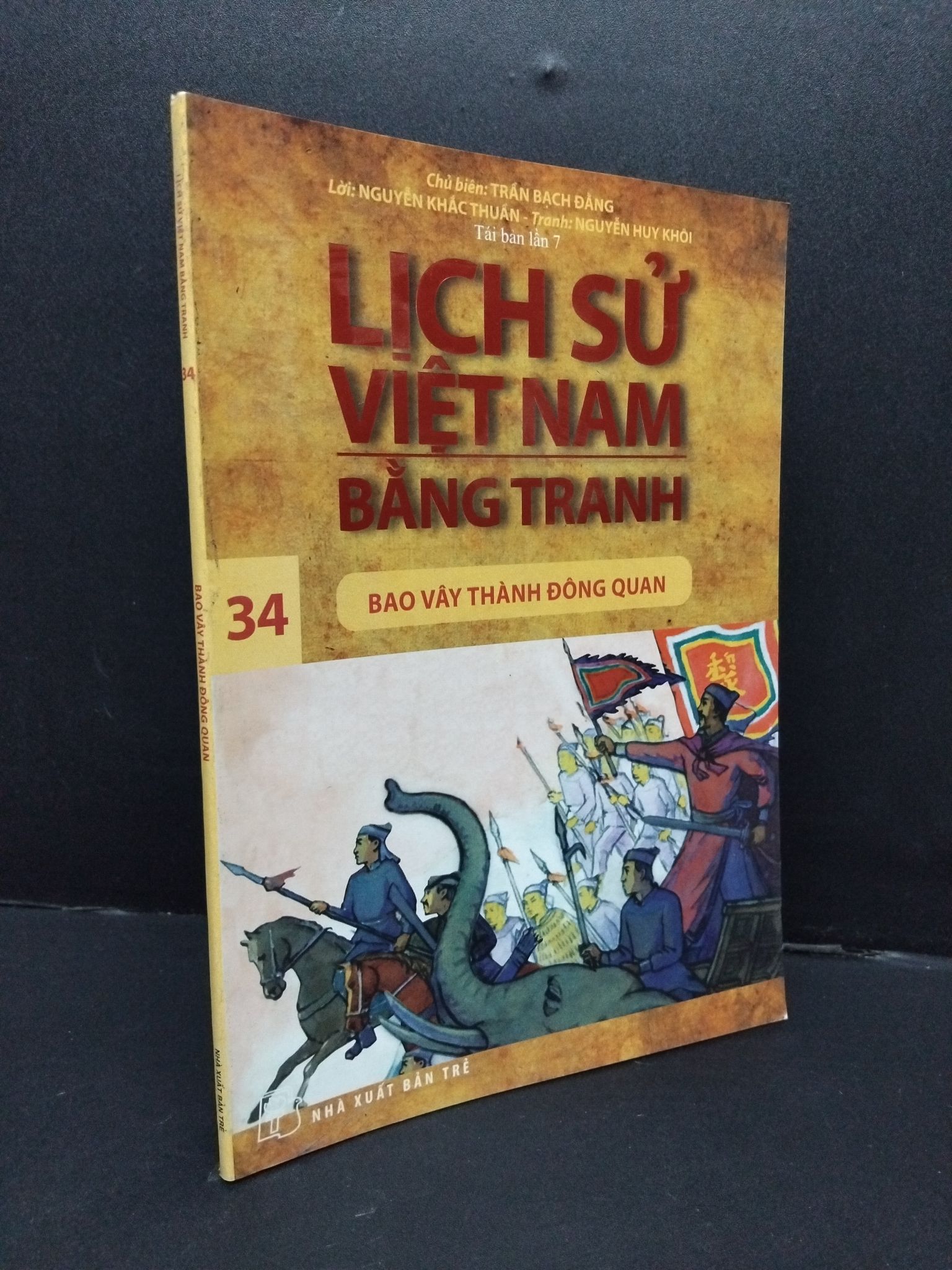 Lịch sử Việt Nam bằng tranh tập 34 - Trần Bạch Đằng mới 80% bẩn nhẹ 2017 1809 Lịch sử, địa lí Việt Nam (SL có thể đặt: 4 Cuốn) - SÁCH ĐẠI HỌC