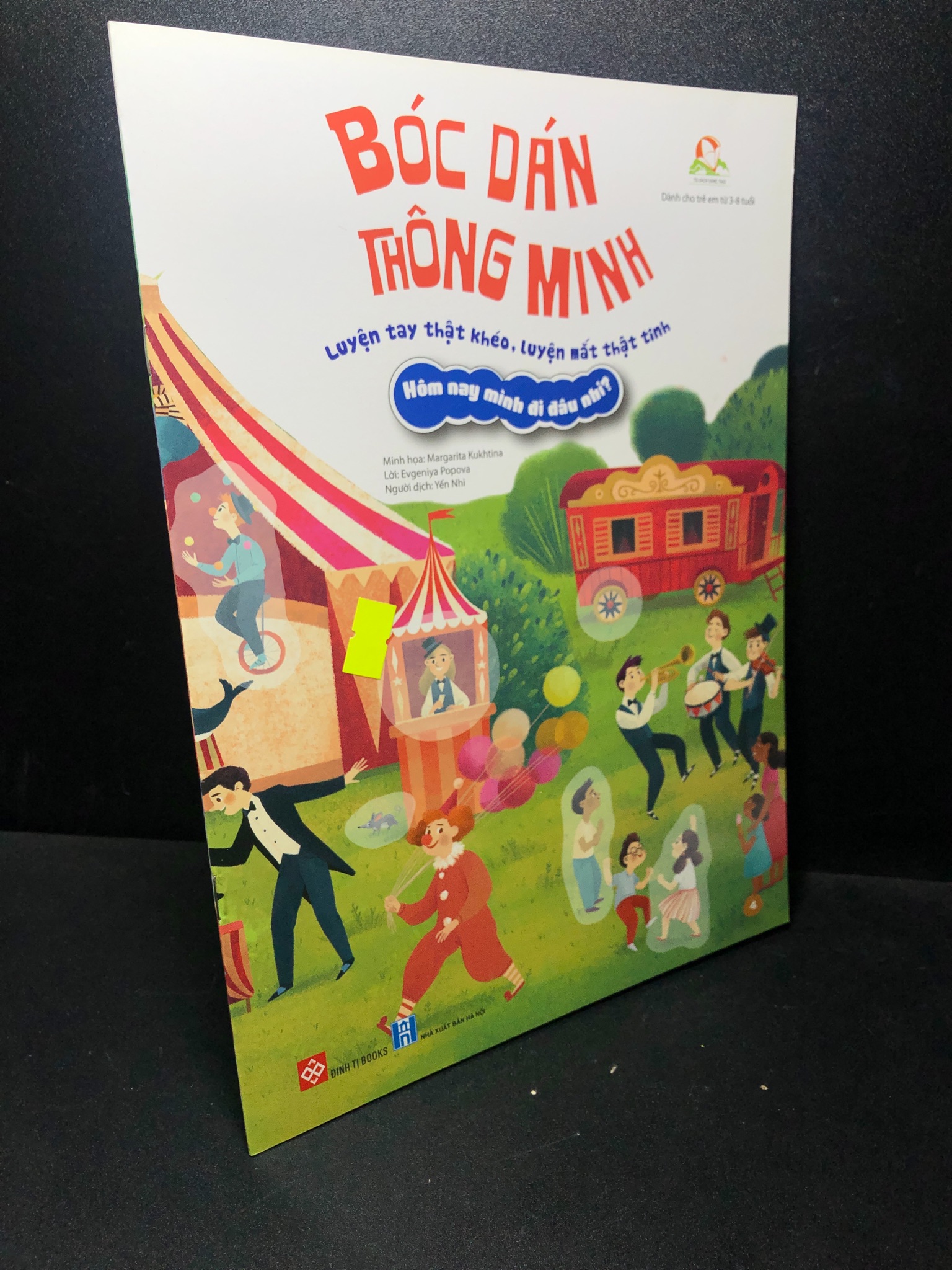 Bóc dán thông minh luyện tay thật khéo, luyện mắt thật tinh hôm nay mình đi đâu nhỉ năm 2020 mới 90% 0212 (SL có thể đặt: 7 Cuốn) - SÁCH ĐẠI HỌC