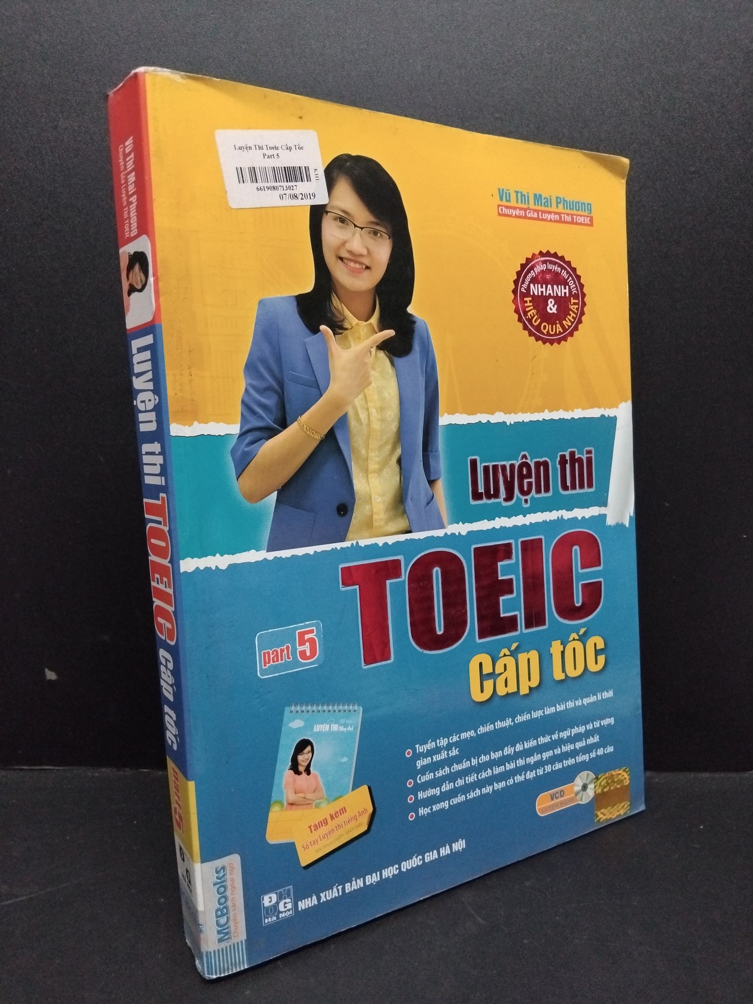 Luyện thi toeic cấp tốc part 5 (kèm CD) mới 80% ố nhẹ 2016 1710 Vũ Thị Mai Phương Tiếng Anh (SL có thể đặt: 2 Cuốn) - SÁCH ĐẠI HỌC