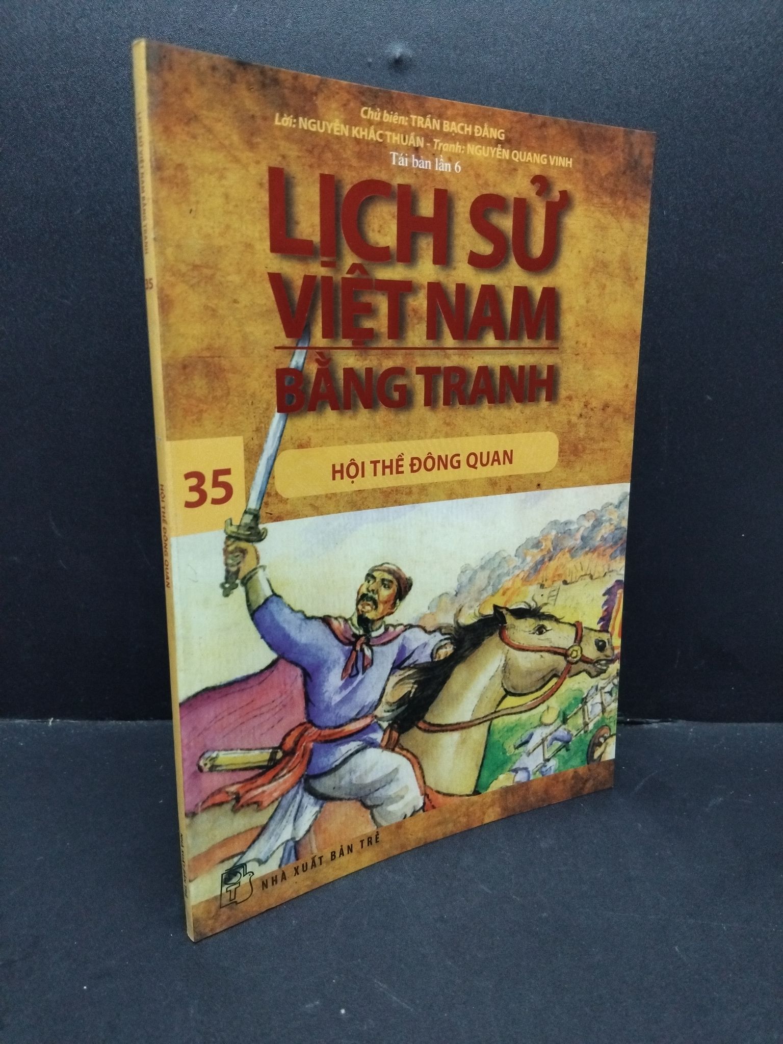 Lịch sử Việt Nam bằng tranh tập 35 mới 90% ố bẩn nhẹ 2017 1410 Trần Bạch Đằng Lịch sử, địa lí Việt Nam (SL có thể đặt: 5 Cuốn) - SÁCH ĐẠI HỌC