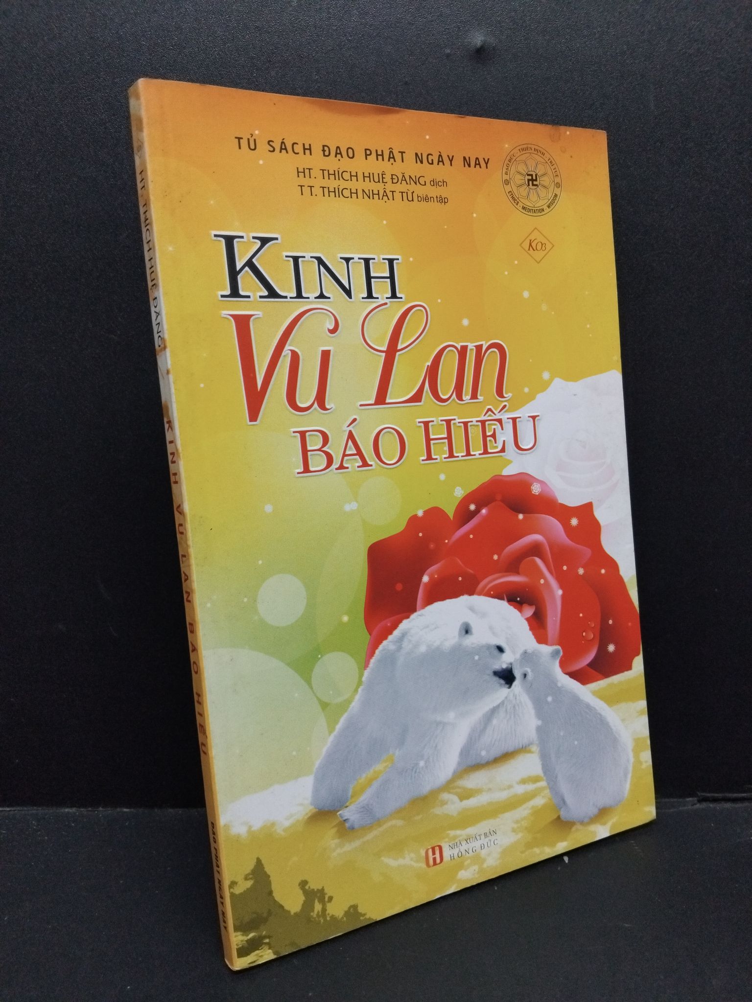 Kinh vu lan báo hiếu mới 90% bẩn bìa, sách màu 2017 2110 HT.Thích Huệ Đăng Phật giáo (SL có thể đặt: 1 Cuốn) - SÁCH ĐẠI HỌC