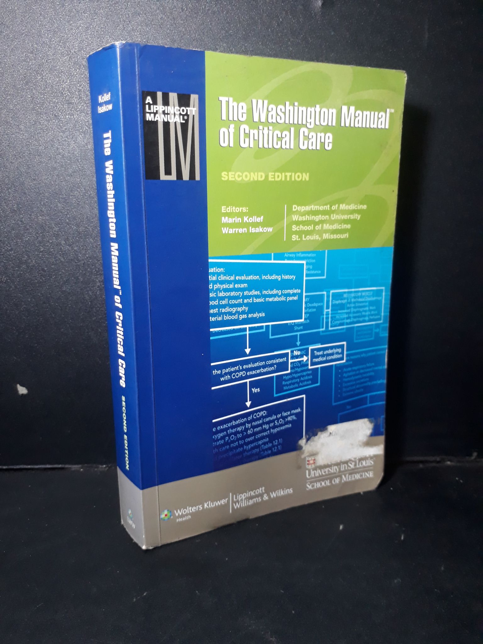 The washington manual of critical care mới 80% ố có chữ ký và mộc trang đầu rách nhẹ góc 1001 Sách ngoại văn (SL có thể đặt: 1 Cuốn) - SÁCH ĐẠI HỌC