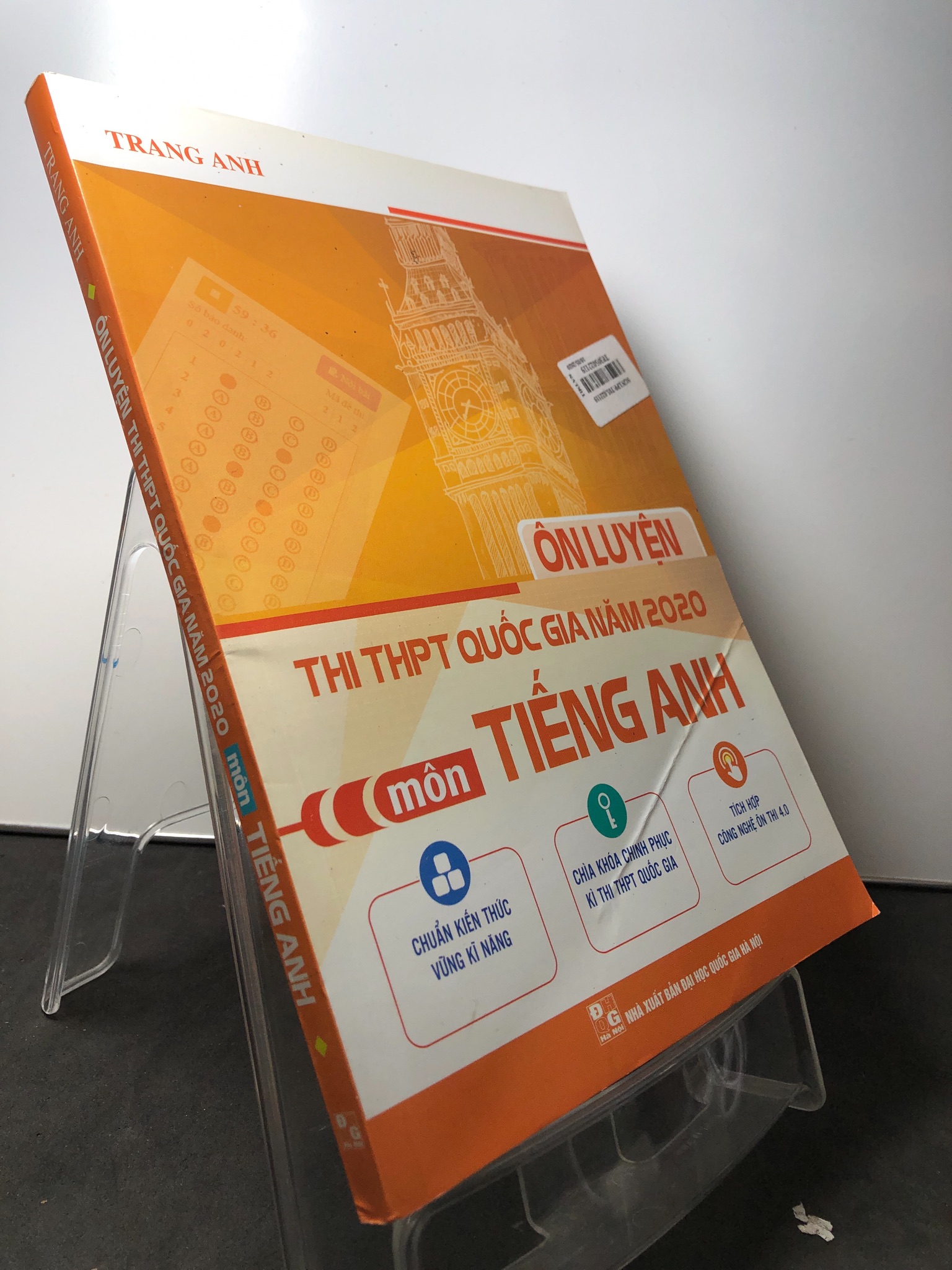 Ôn luyện thi THPT quốc gia năm 2020 môn Tiếng Anh mới 85% bẩn nhẹ Trang Anh 2108 Sách luyện thi đại học, cao đẳng (SL có thể đặt: 1 Cuốn) - SÁCH ĐẠI HỌC