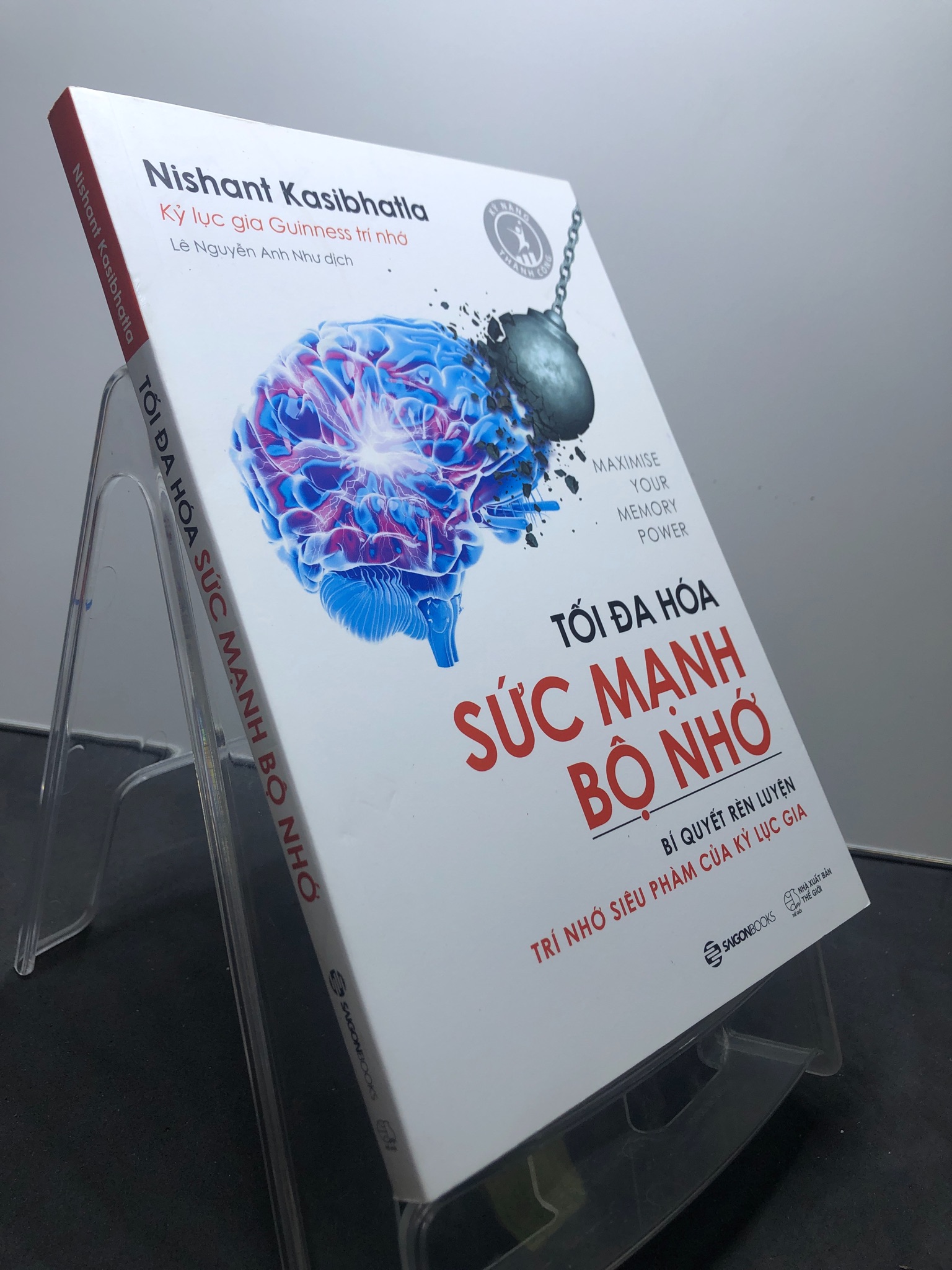 Tối đa hoá sức mạnh bộ nhớ 2020 mới 90% bẩn nhẹ bụng sách Nishant Kasibhatla 1507 Sách tư duy, kỹ năng sống (SL có thể đặt: 1 Cuốn) - SÁCH ĐẠI HỌC