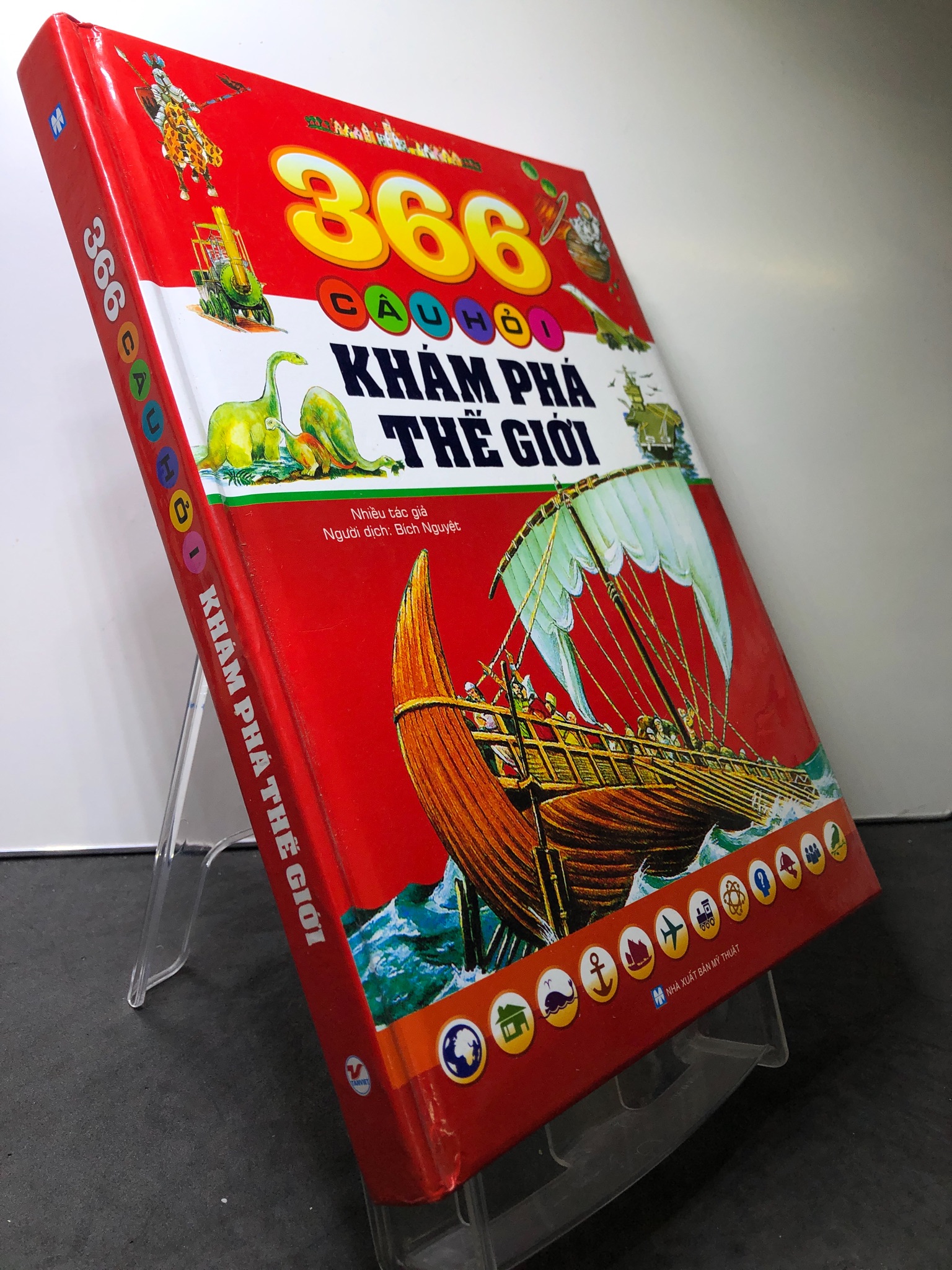 366 câu hỏi khám phá thế giới 2020 mới 90% BÌA CỨNG 0508 Kiến thức bách khoa (SL có thể đặt: 1 Cuốn) - SÁCH ĐẠI HỌC
