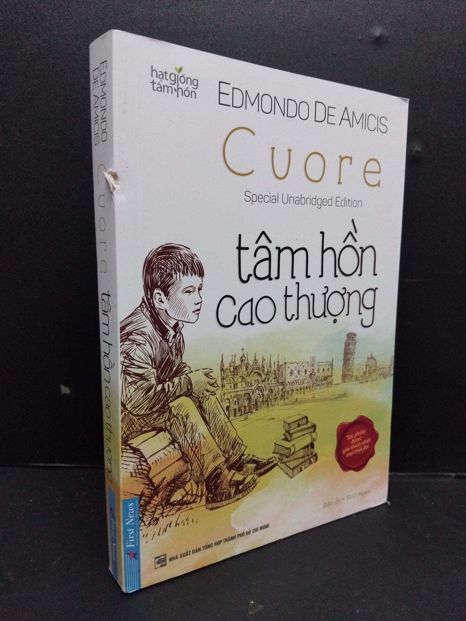 Cuore tâm hồn cao thượng - Hạt giống tâm hồn Edmondo De Amicisb mới 90% bẩn nhẹ tróc gáy nhẹ 2023 2009 Nghệ thuật sống (SL có thể đặt: 1 Cuốn) - SÁCH ĐẠI HỌC