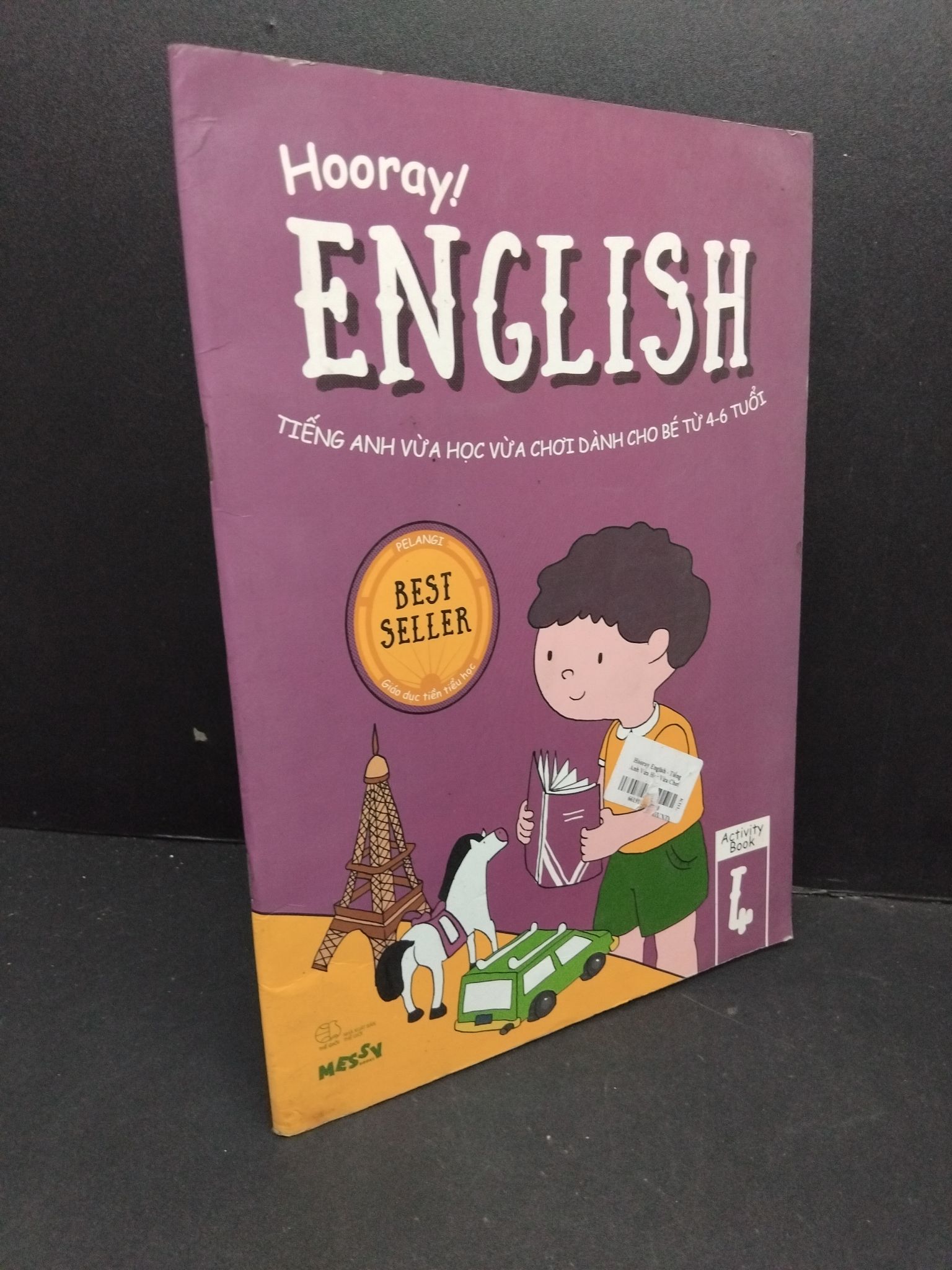 Hooray! English tiếng Anh vừa học vừa chơi dành cho bé từ 4 - 6 tuổi mới 80% ố ẩm góc 2017 2809 Sách tham khảo cấp I (SL có thể đặt: 1 Cuốn) - SÁCH ĐẠI HỌC