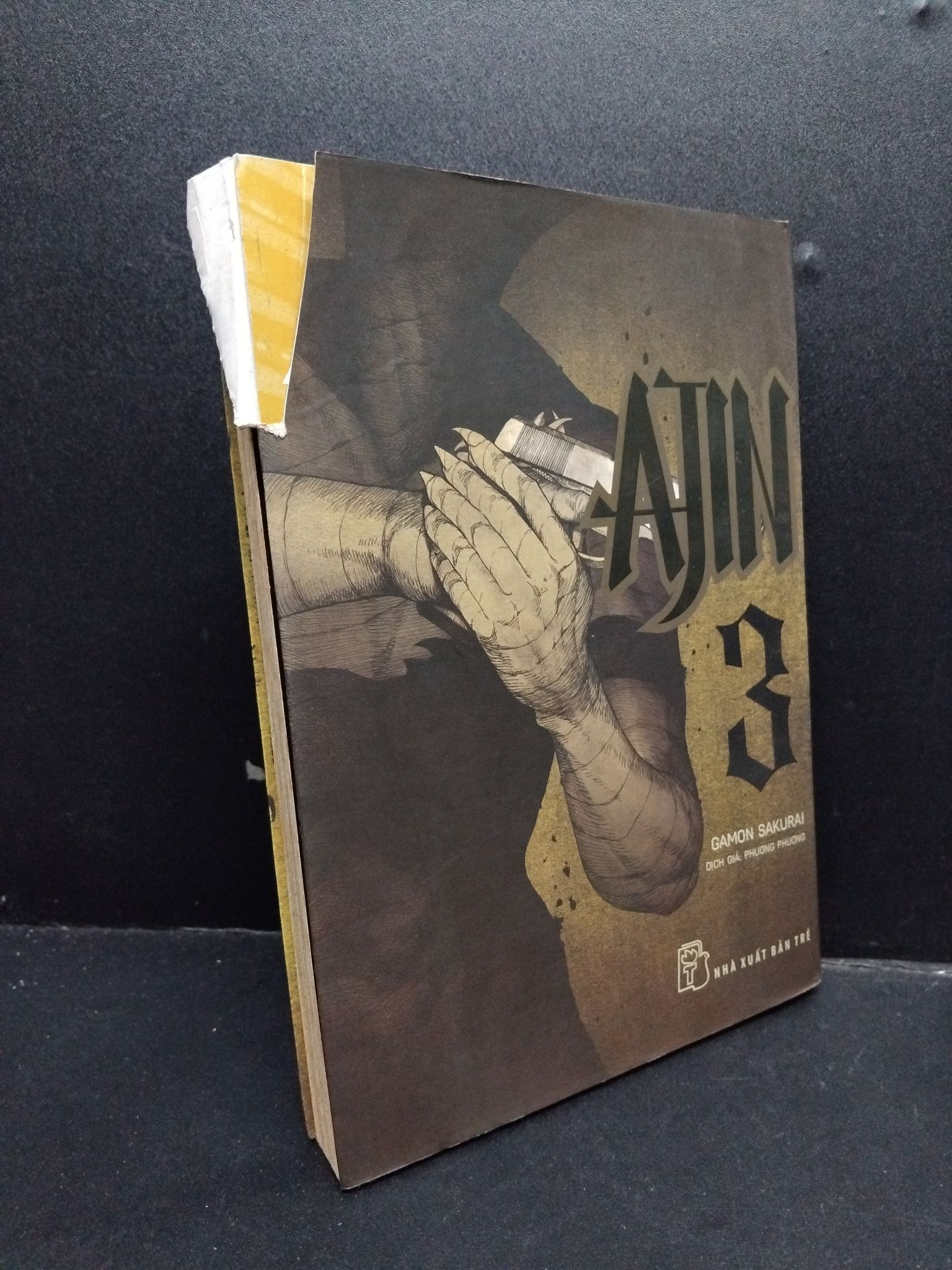 Ajin tập 3 mới 80% ố vàng 1906 Gamon Sakirai Truyện tranh (SL có thể đặt: 1 Cuốn) - SÁCH ĐẠI HỌC