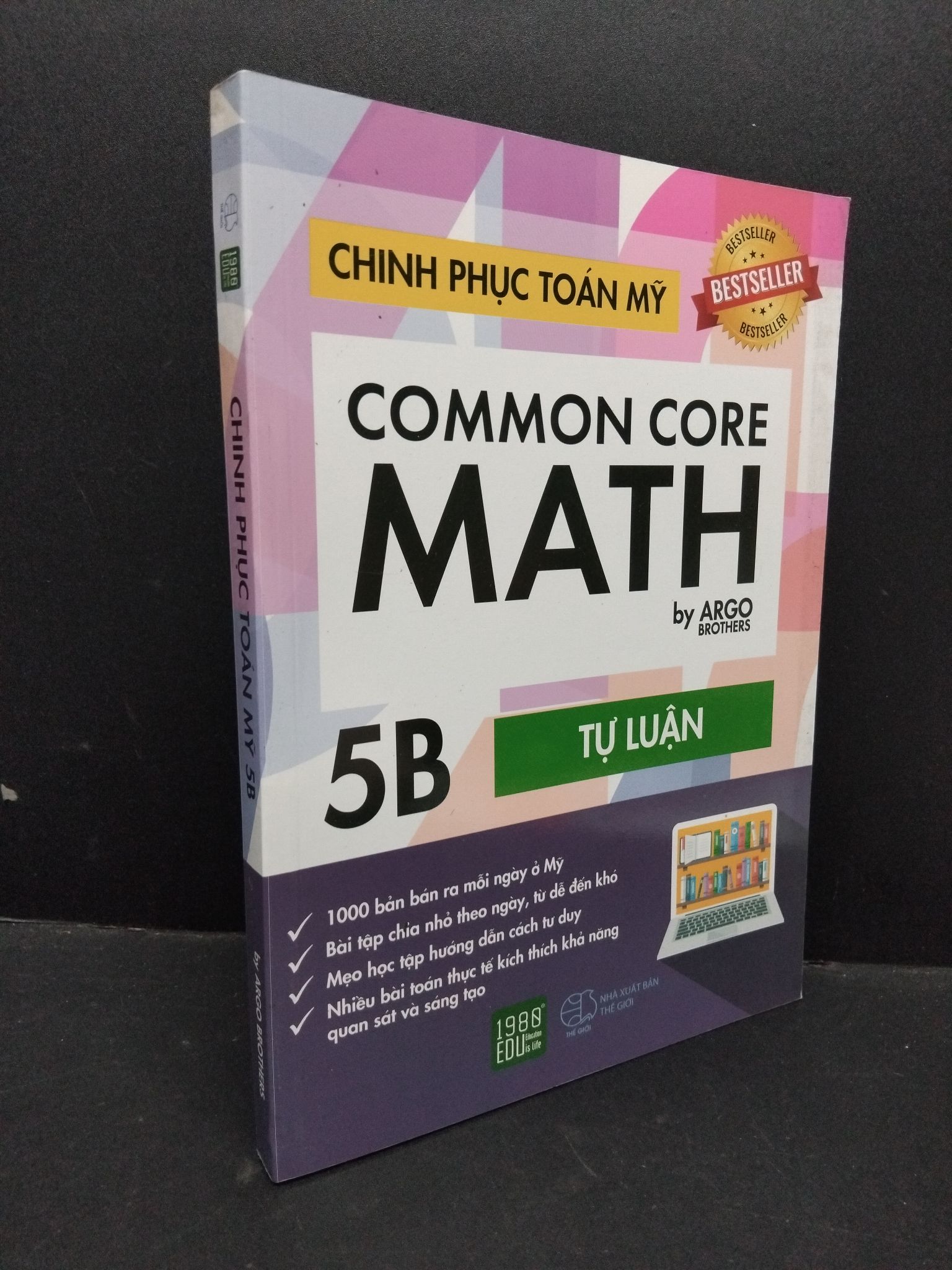 Chinh phục toán Mỹ 5B mới 90% ố nhẹ 2018 1710 Sách chuyên môn (SL có thể đặt: 1 Cuốn) - SÁCH ĐẠI HỌC