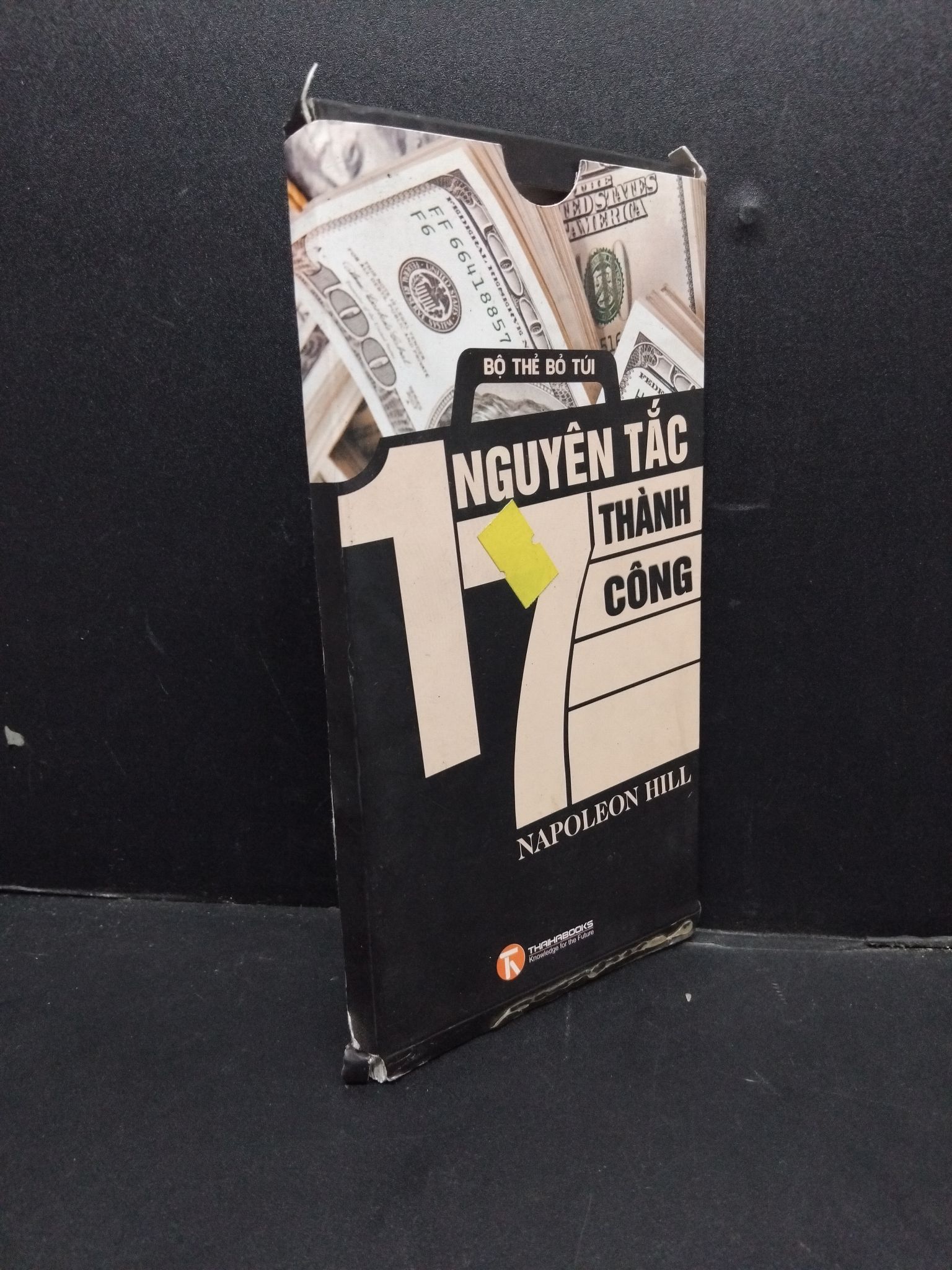 Bộ thẻ bỏ túi nguyên tắc thành công mới 80% bẩn nhẹ rách hộp 1008 Napoleon Hill Marketing, bán hàng (SL có thể đặt: 5 Hộp) - SÁCH ĐẠI HỌC