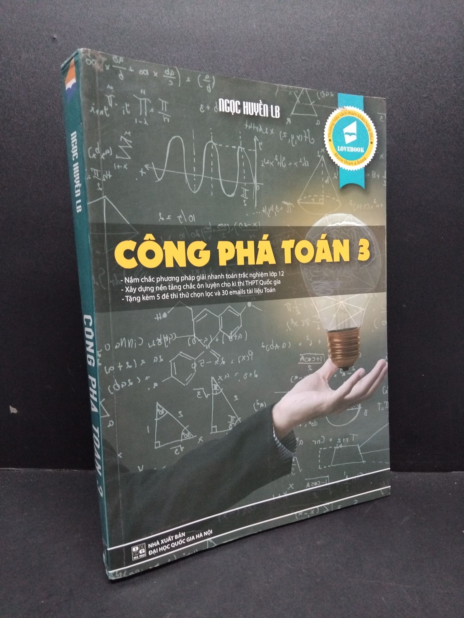 Công phá toán 3 mới 80% ố nhẹ có chữ ký tác giả rách nhẹ bìa 2017 1710 Ngọc Huyền LB Sách luyện thi đại học, cao đẳng (SL có thể đặt: 1 Cuốn) - SÁCH ĐẠI HỌC