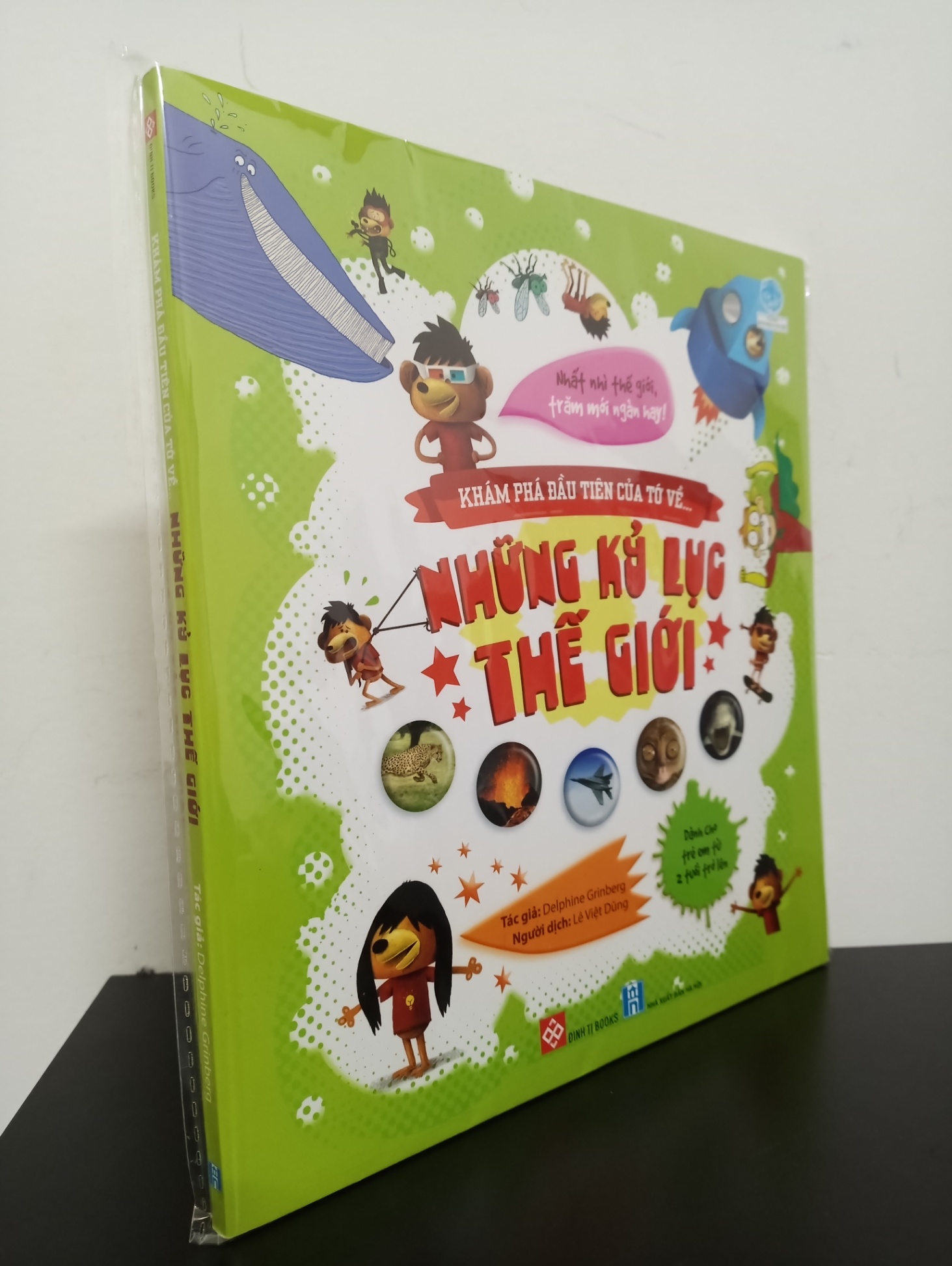 Khám Phá Đầu Tiên Của Tớ Về… - Những Kỷ Lục Thế Giới - Delphine Grinberg New 100% 2503 (SL có thể đặt: 4 cuốn) - SÁCH ĐẠI HỌC