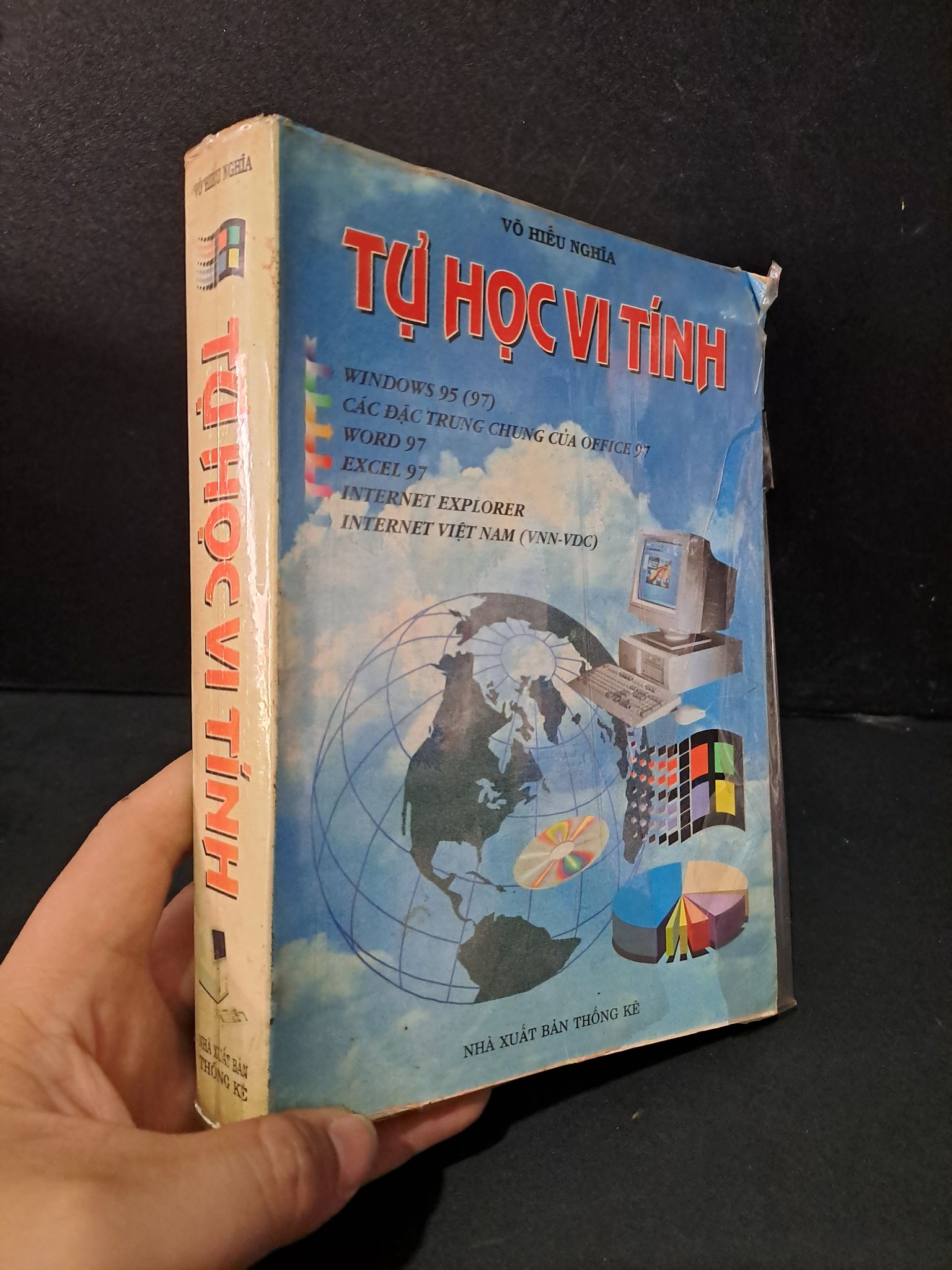 Tự học vi tính mới 80% bẩn bìa, ố 1998 Võ Hiếu Nghĩa 1604 Tin học văn phòng (SL có thể đặt: 1 Cuốn) - SÁCH ĐẠI HỌC