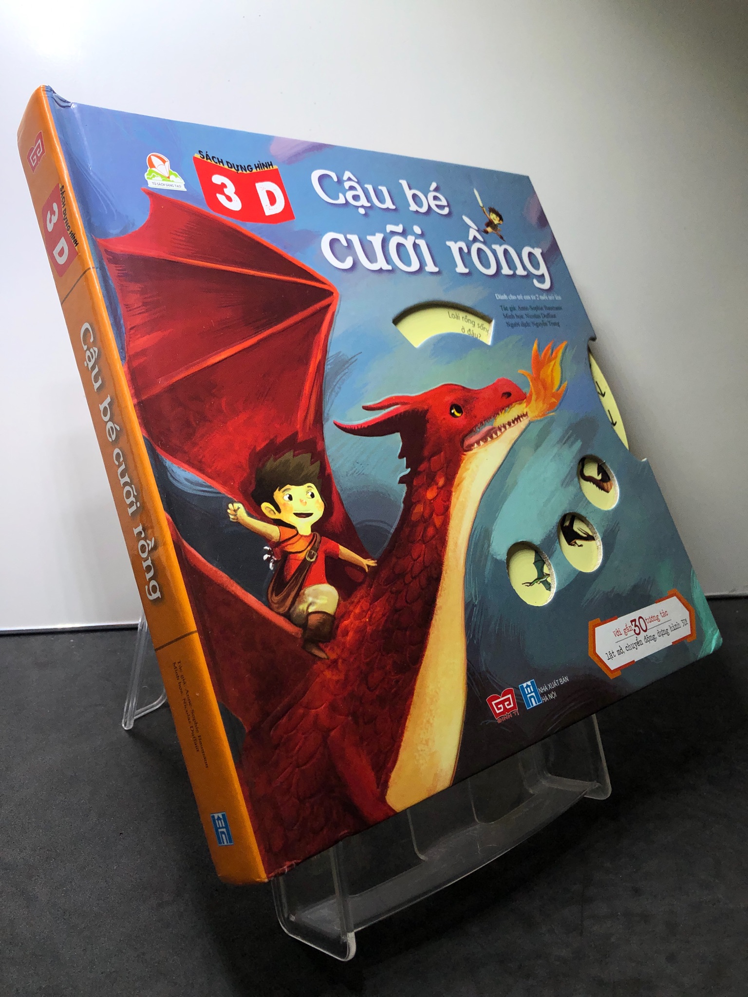 Cậu bé cưỡi rồng 2018 mới 90% BÌA CỨNG 3D THIẾU NHI Anne Sophie Baumann 0508 Truyện tranh (SL có thể đặt: 2 Cuốn) - SÁCH ĐẠI HỌC
