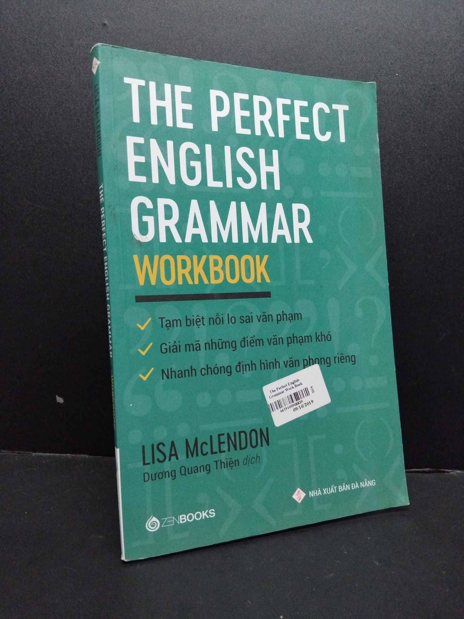 The perfect english grammar workbook mới 90% bẩn nhẹ 2018 1406 Lisa MClendon Tiếng Anh (SL có thể đặt: 1 Cuốn) - SÁCH ĐẠI HỌC