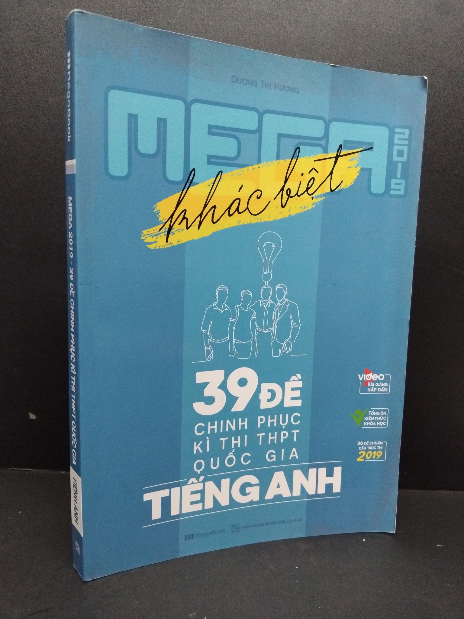 Mega 2019 - 39 đề chinh phục kì thi THPT quốc gia TIẾNG ANH mới 80% ố bẩn 2018 1710 Sách luyện thi đại học, cao đẳng (SL có thể đặt: 7 Cuốn) - SÁCH ĐẠI HỌC