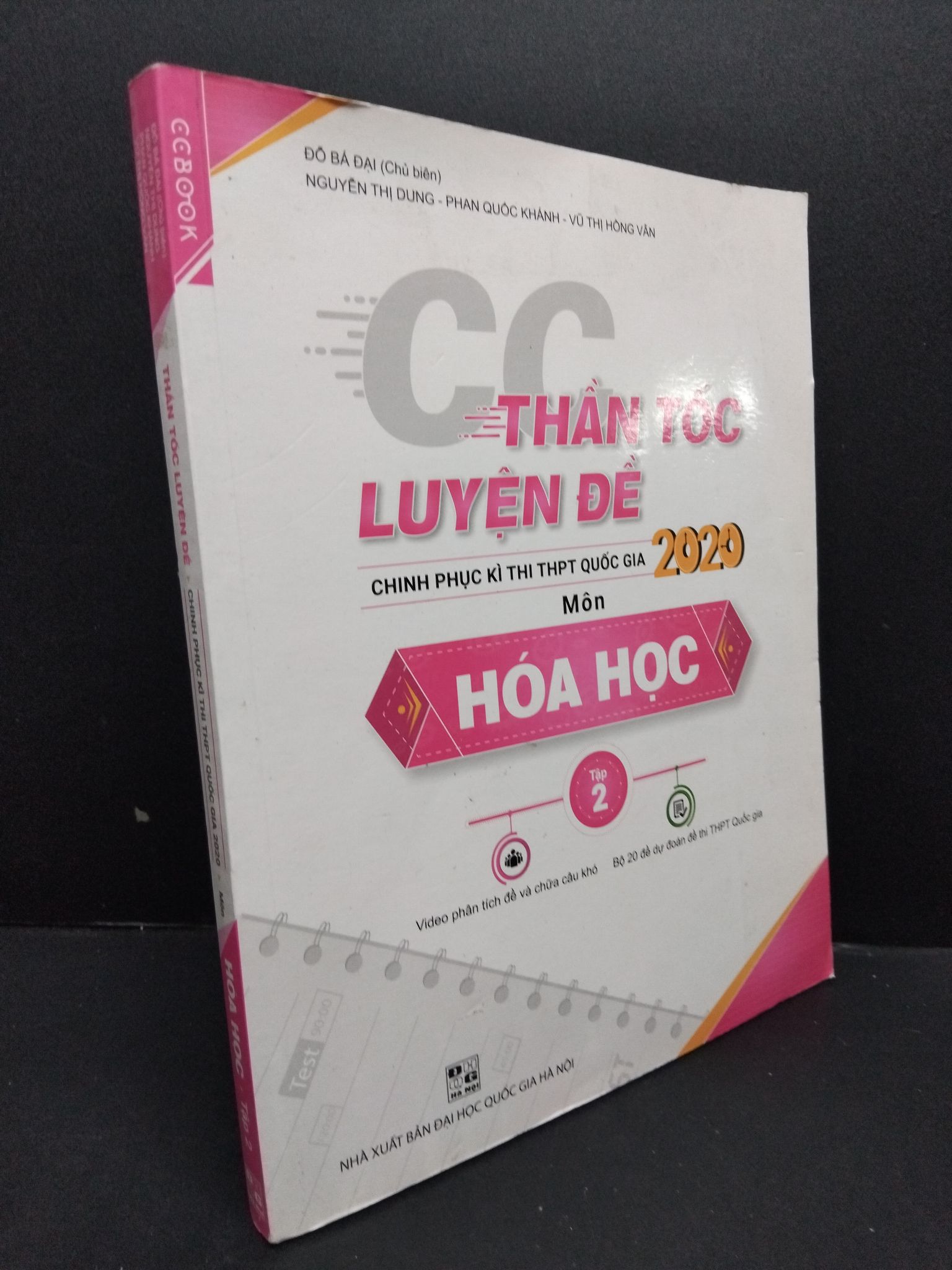 Thần tốc luyện đề chinh phục kì thi THPT quốc gia 2020 môn hóa học tập 2 mới 90% bẩn nhẹ 2020 2608 Đỗ Bá Đại Sách luyện thi đại học, cao đẳng (SL có thể đặt: 1 Cuốn) - SÁCH ĐẠI HỌC