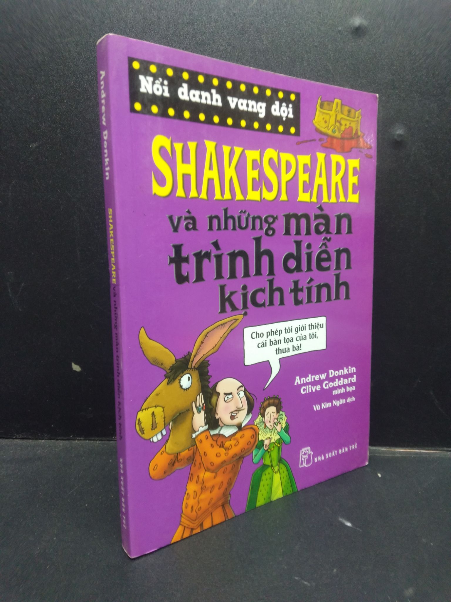 Shakespeare và những màn trình diễn kịch tính Andrew Donkin 2018 mới 70% ố vàng 1604 truyện tranh thiếu nhi Truyện tranh (SL có thể đặt: 2 Cuốn) - SÁCH ĐẠI HỌC