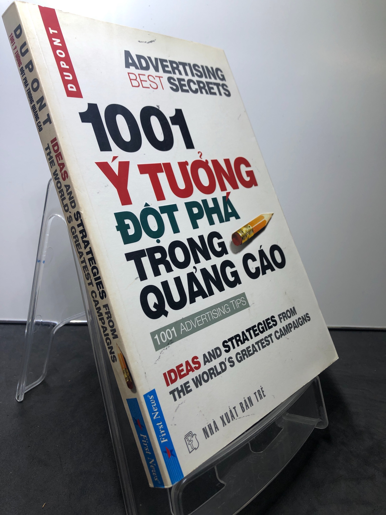 1001 ý tưởng đột phá trong quảng cáo 2013 mới 80% bìa xước note trang đầu Dopont 0208 Sách tư duy, kỹ năng sống (SL có thể đặt: 1 Cuốn) - SÁCH ĐẠI HỌC