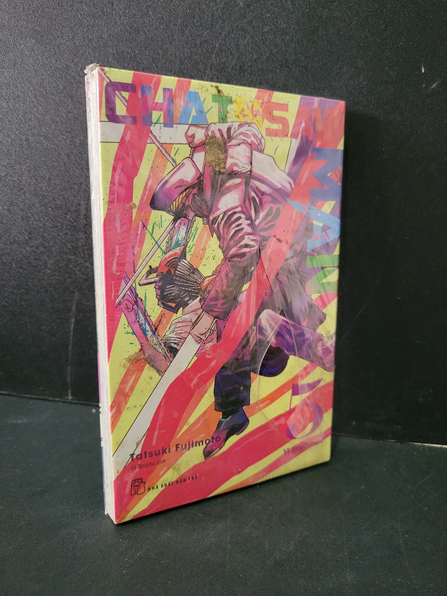 Chainsaw Man tập 5 mới 90% bẩn bìa, còn seal Tatsuki Fujimoto 1804 Truyện tranh (SL có thể đặt: 1 Cuốn) - SÁCH ĐẠI HỌC