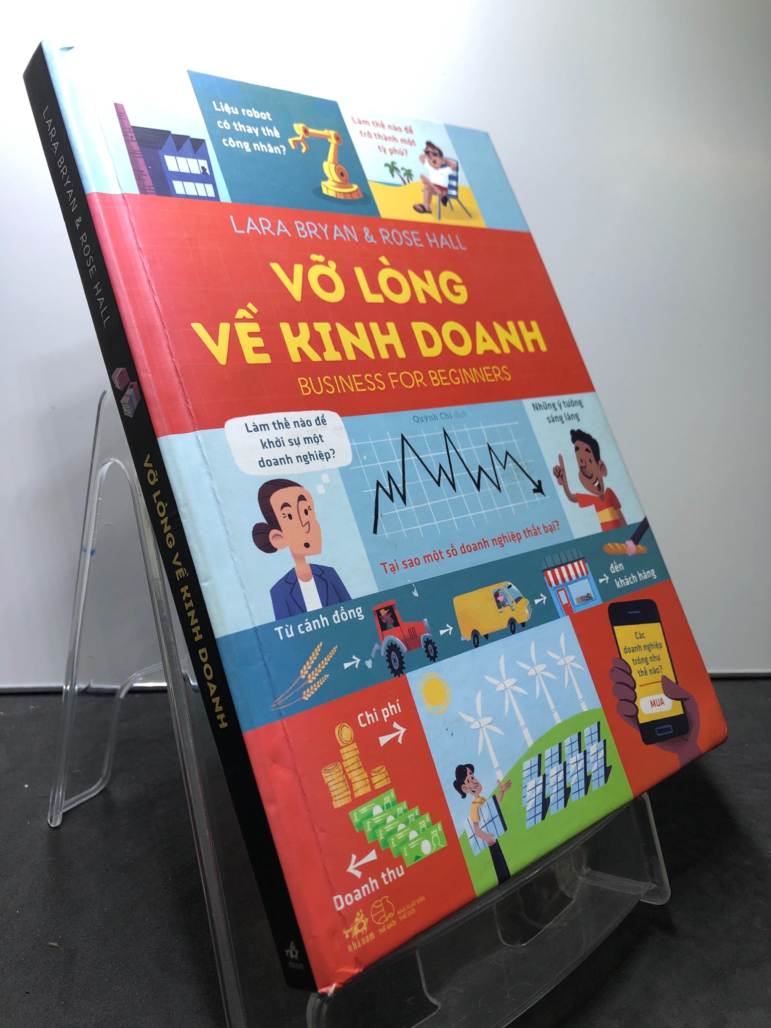 Vỡ lòng về kinh doanh 2020 BÌA CỨNG mới 85% bẩn nhẹ Lara Bryan và Rose Hall 0708 Sách tư duy, kỹ năng sống (SL có thể đặt: 1 Cuốn) - SÁCH ĐẠI HỌC