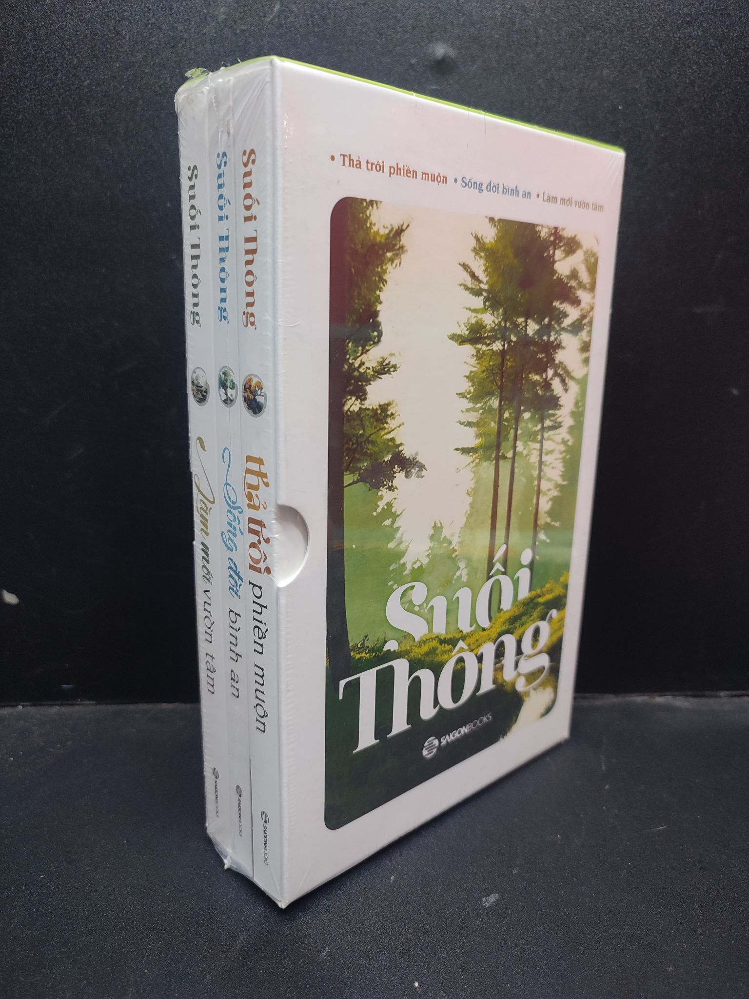 Boxset Thả Trôi Phiền Muộn, Sống Đời Bình An, Làm Mới Vườn Tâm Suối Thông mới 100% 0804 Sách tư duy, kỹ năng sống (SL có thể đặt: 1 Bộ) - SÁCH ĐẠI HỌC