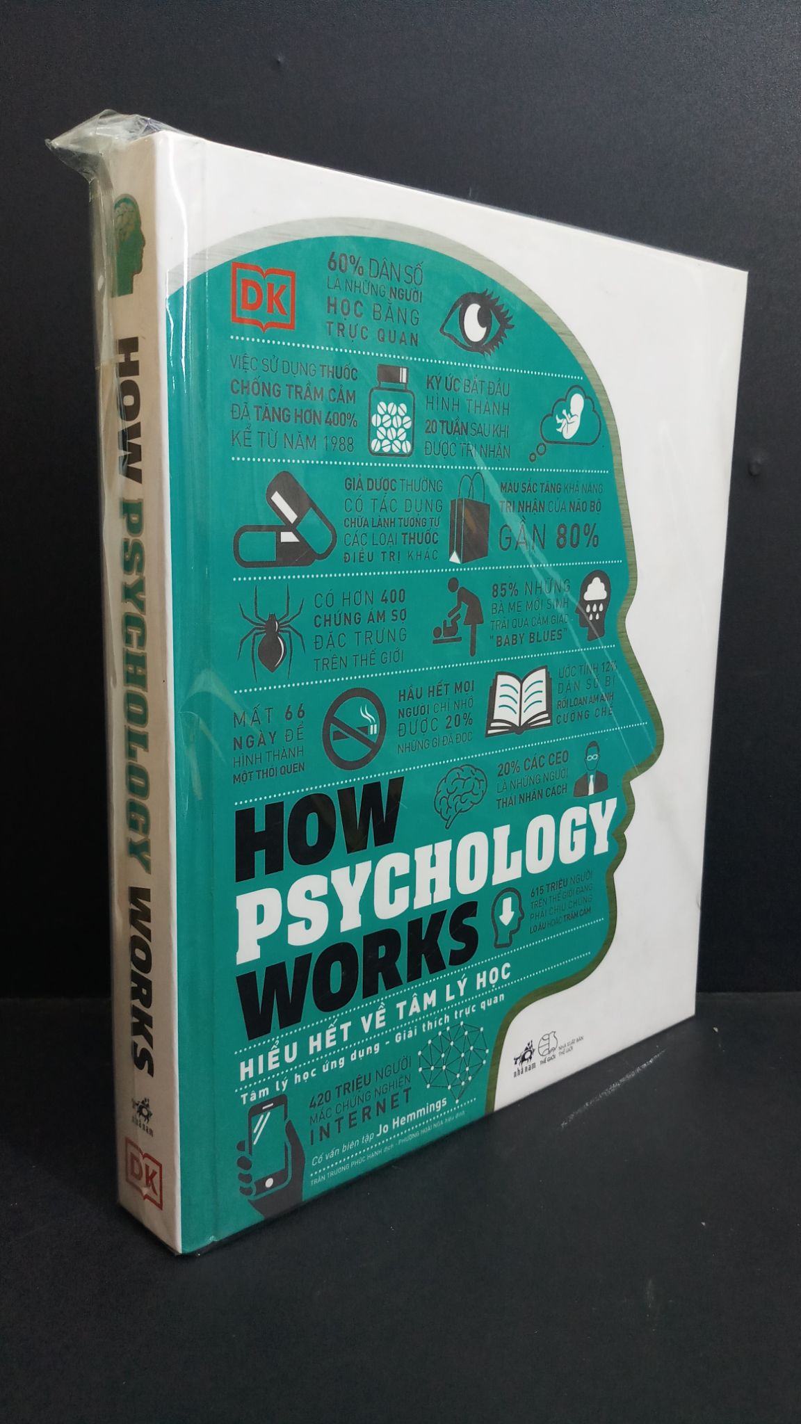 How psychology works Hiểu hết về tâm lý học mới 100% bìa cứng 2811 Jo Hemmings Sách tâm lý (SL có thể đặt: 2 Cuốn) - SÁCH ĐẠI HỌC