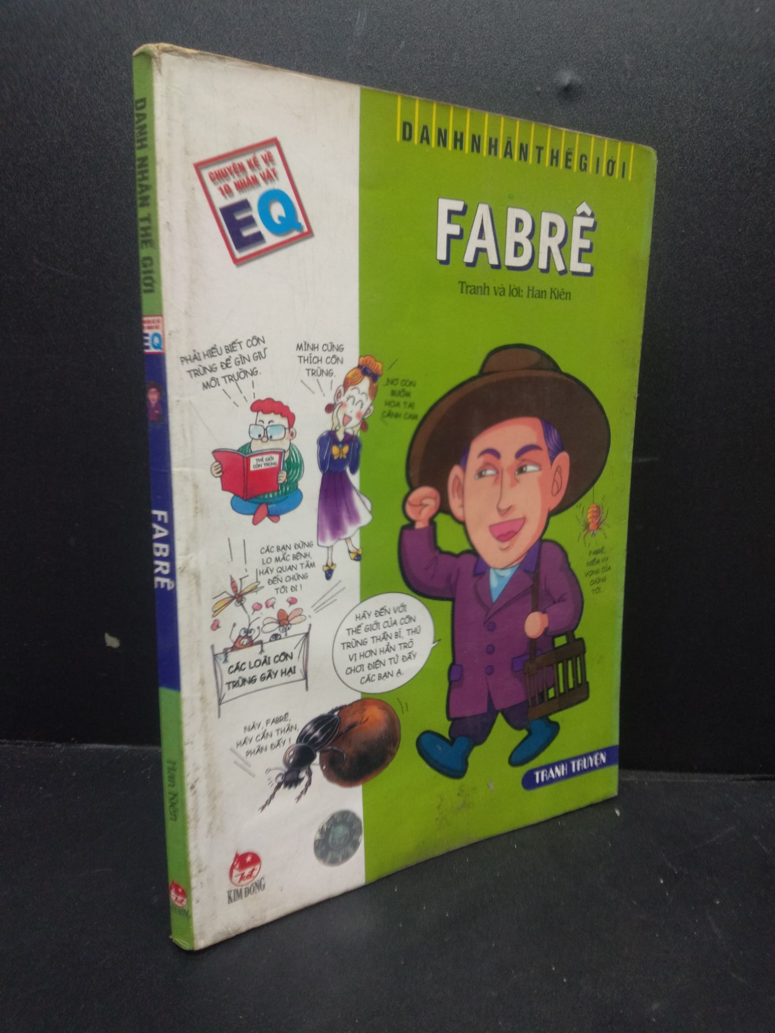 FABRÊ Danh Nhân Thế Giới mới 60% ố vàng, bẩn bìa, bị ướt 2008 2405 Han Kiên Truyện tranh (SL có thể đặt: 1 Cuốn) - SÁCH ĐẠI HỌC