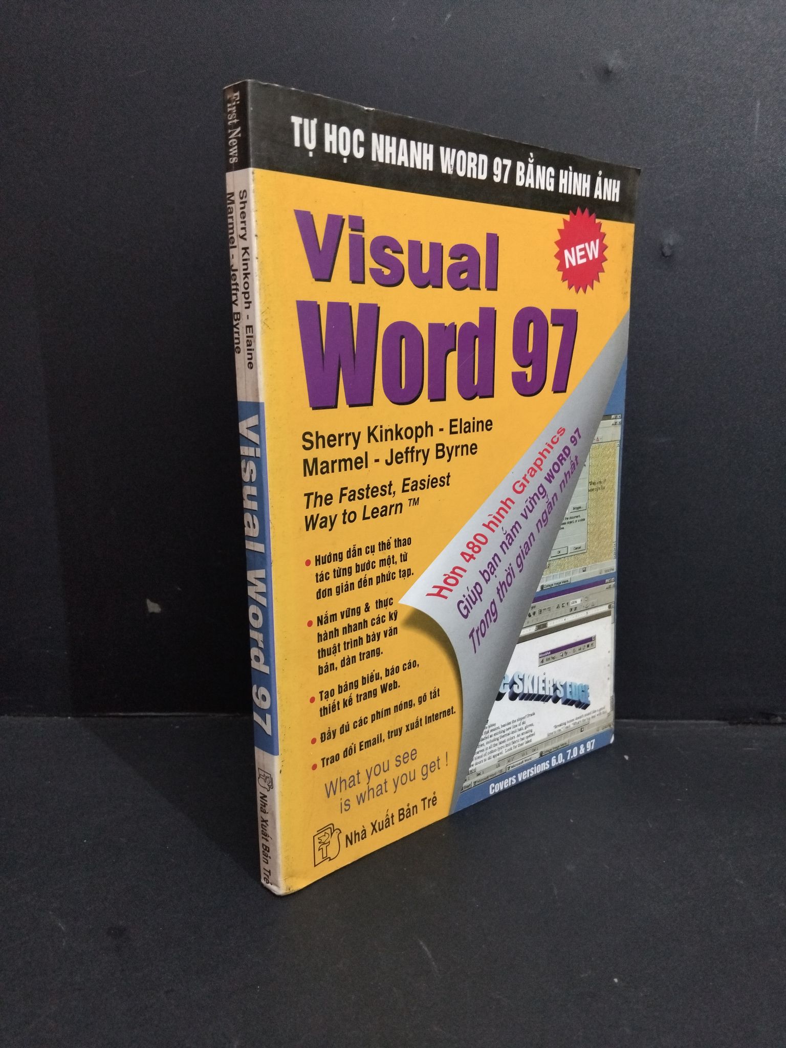 Visual word 97 mới 70% bẩn bìa, ố 1998 2811 Sherry Kinkoph - Elaine & Marmel - Jeffry Byrne Tin học văn phòng (SL có thể đặt: 1 Cuốn) - SÁCH ĐẠI HỌC