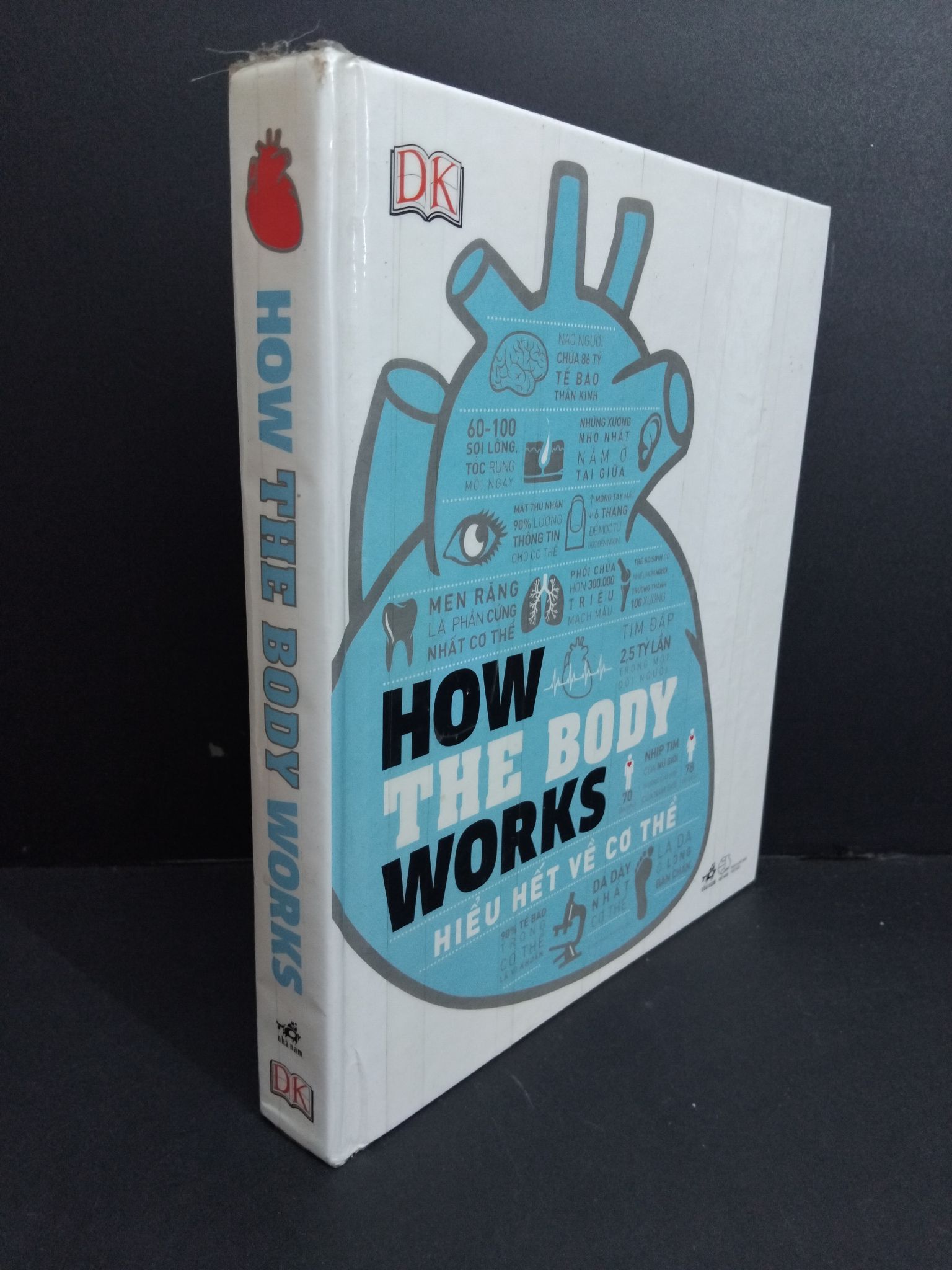 How the body works hiểu hết về cơ thể mới 90% bìa cứng, ố nhẹ 2019 2811 DK Kiến thức bách khoa (SL có thể đặt: 1 Cuốn) - SÁCH ĐẠI HỌC