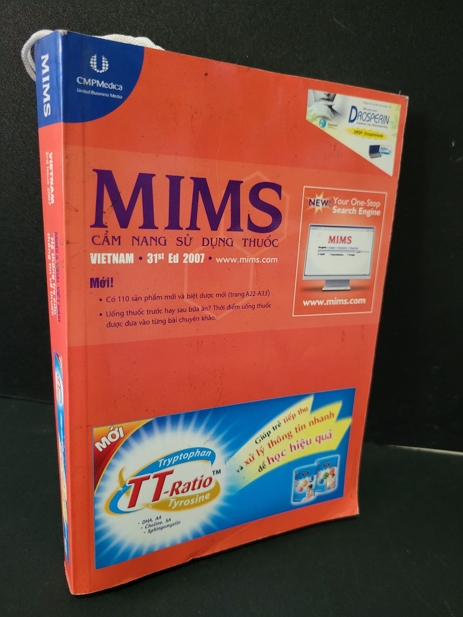 Mims & Vidal Việt Nam hệ thống tra cứu thông tin về thuốc mới 80% bẩn bìa, ố nhẹ 1604 Sách chuyên môn (SL có thể đặt: 1 Cuốn) - SÁCH ĐẠI HỌC